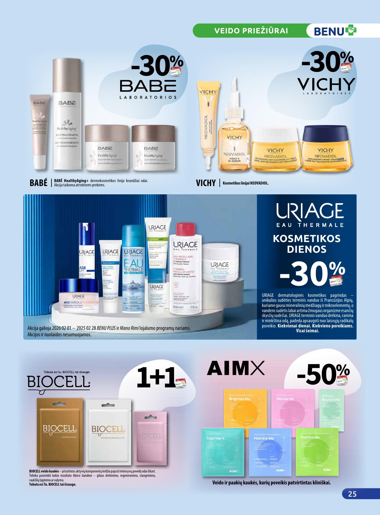BENU vaistinės akcijų ir nuolaidų leidinys 2026.02.01 - 2026.02.28