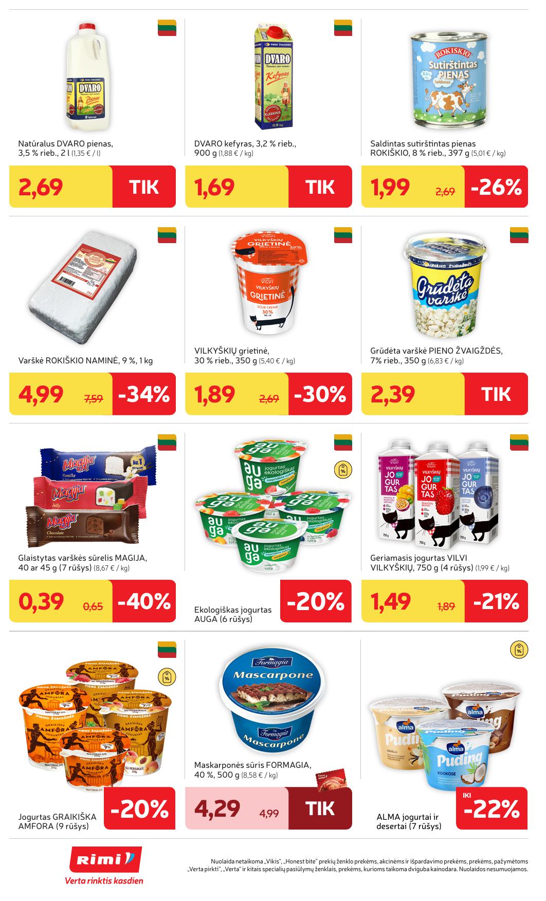 Naujausias RIMI kaininis katalogas 2026.02.10 - 2026.02.16