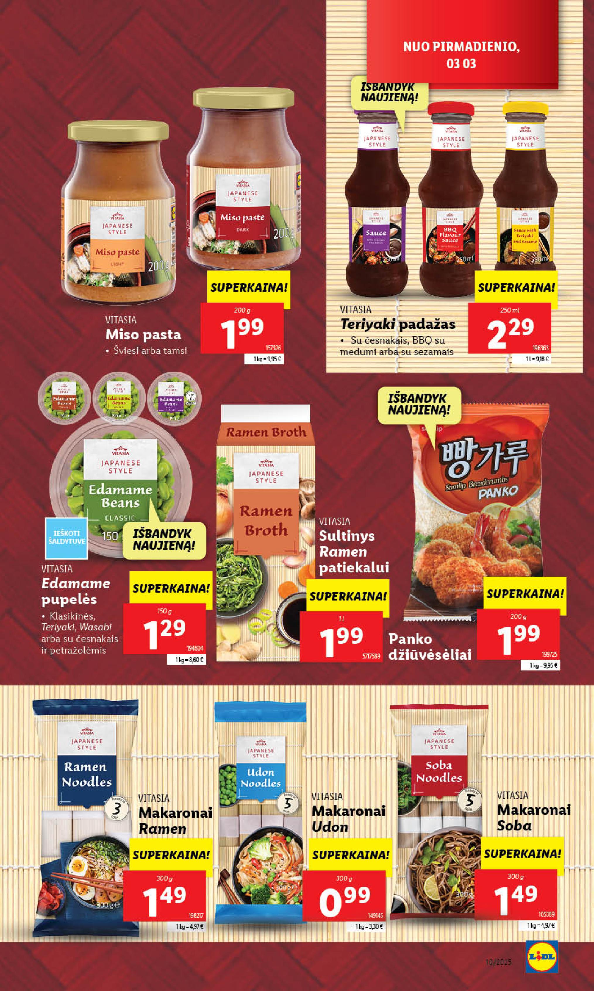 Naujausias LIDL kaininis katalogas 2025.03.03 - 2025.03.09