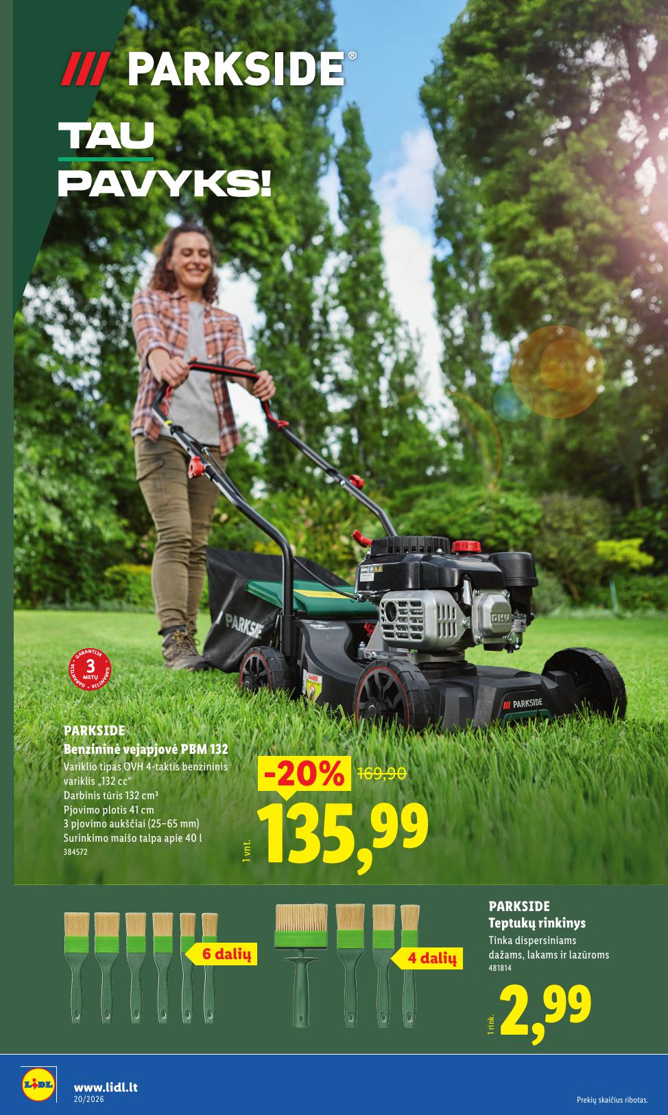 LIDL ne maisto prekių leidinys 2026.05.11 - 2026.05.17