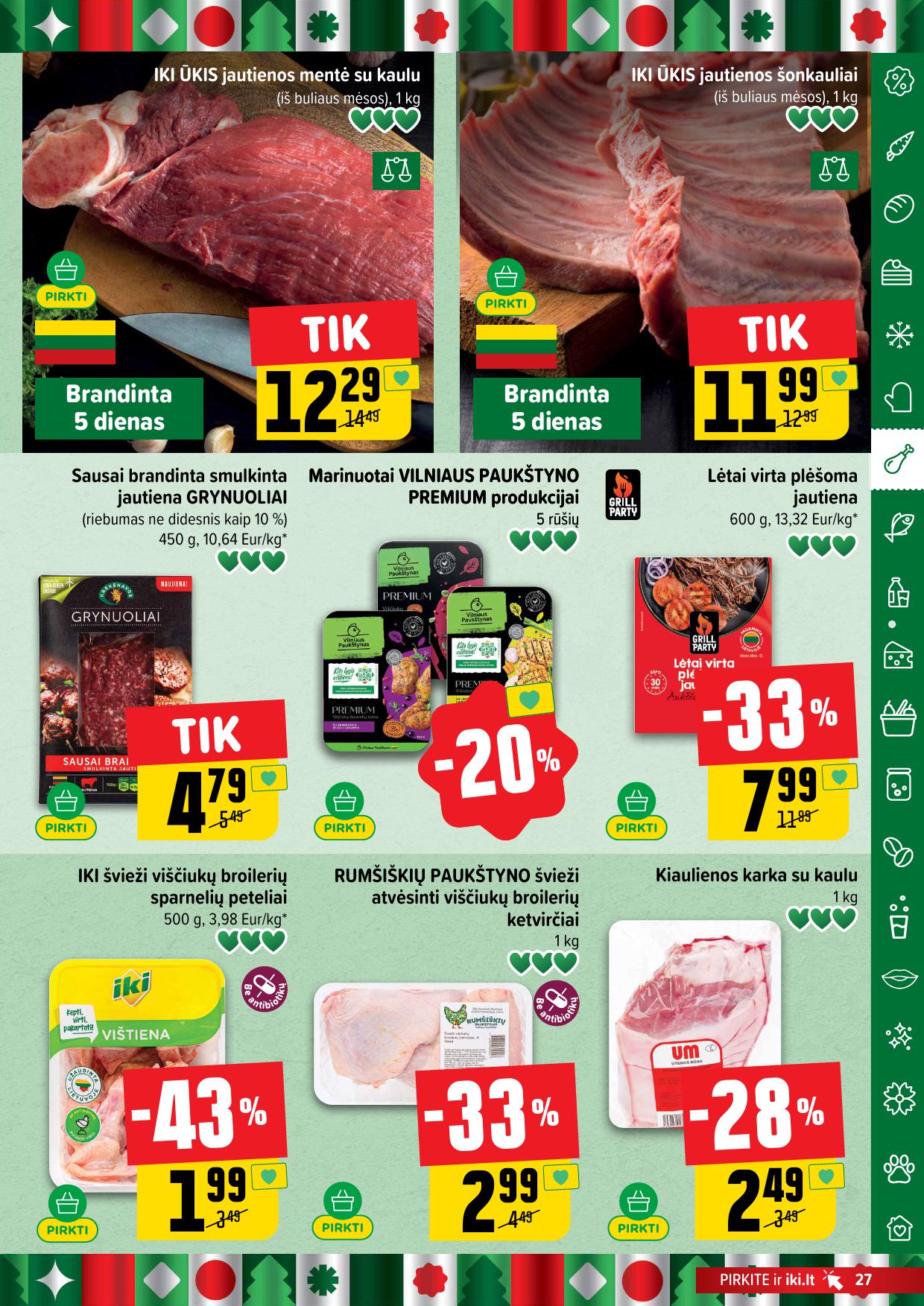 Naujausias IKI kaininis katalogas 2025.12.08 - 2025.12.14