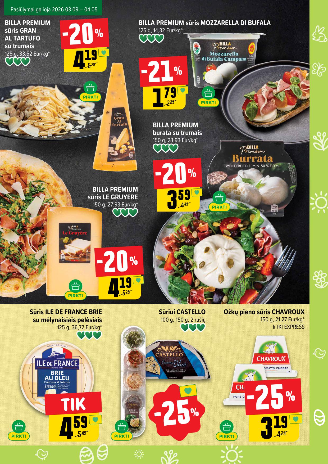 Naujausias IKI kaininis katalogas 2026.03.16 - 2026.03.22