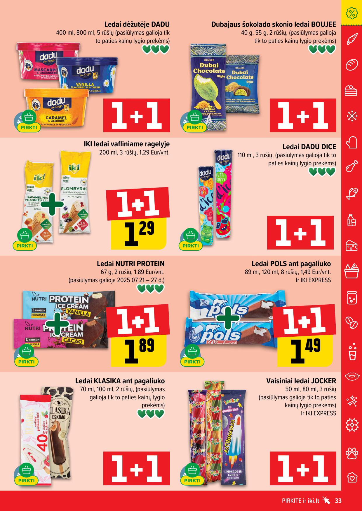 IKI SAVAITĖLĖ akcijų ir nuolaidų leidinys Nr.30 2025.07.21 - 2025.07.27