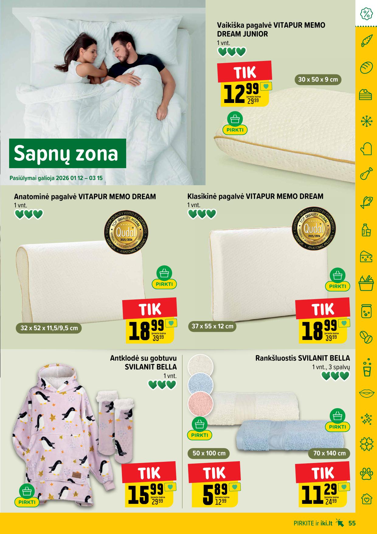 Naujausias IKI kaininis katalogas 2026.01.12 - 2026.01.18