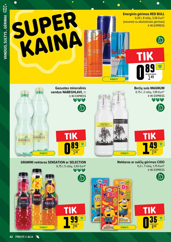 Naujausias IKI kaininis katalogas 2024.12.30 - 2025.01.05