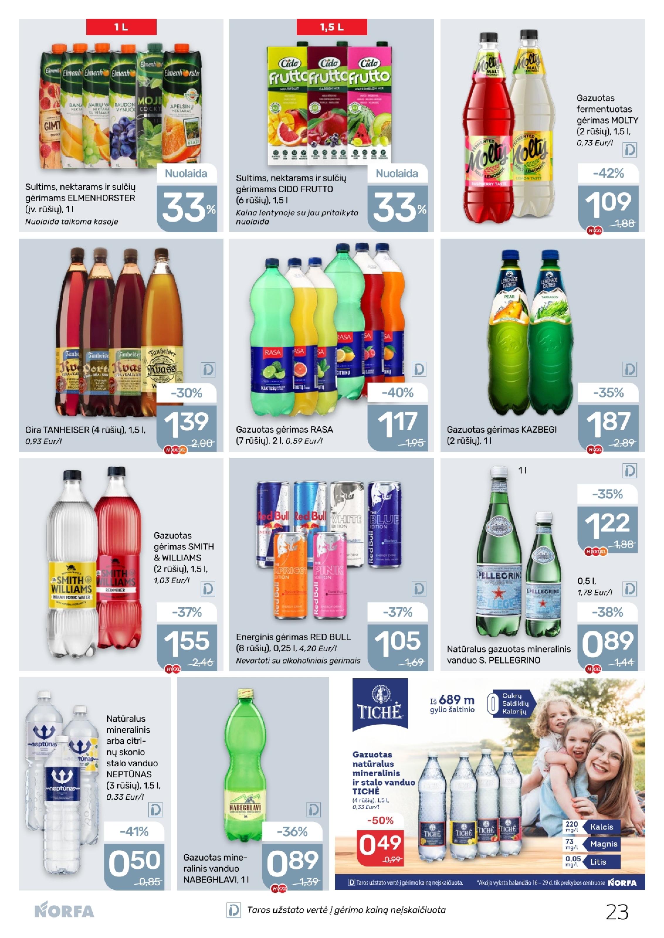 Naujausias NORFA kaininis katalogas 2026.04.16 - 2026.04.29