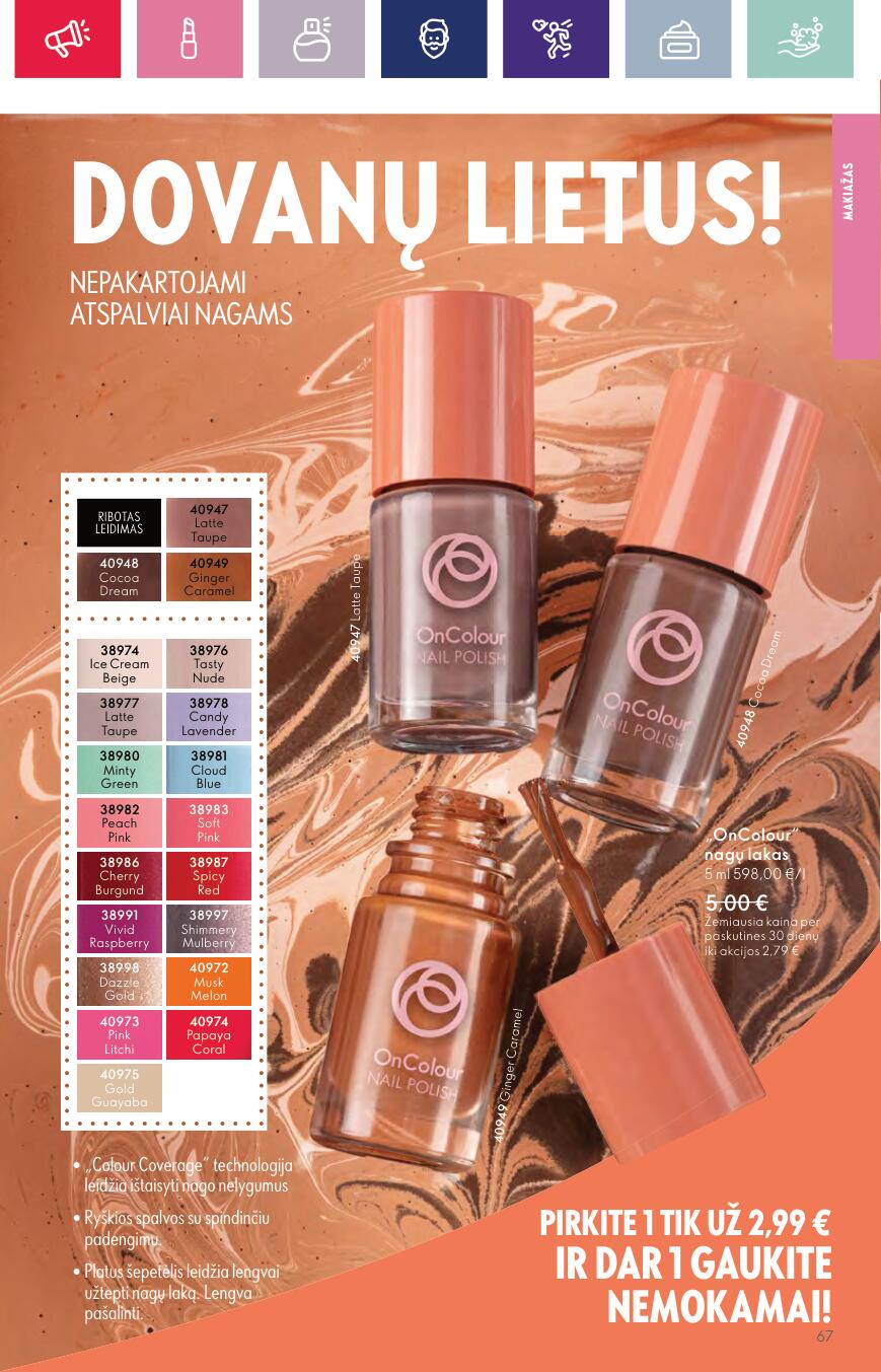ORIFLAME katalogas galioja 2023.09.13 - 2023.10.03