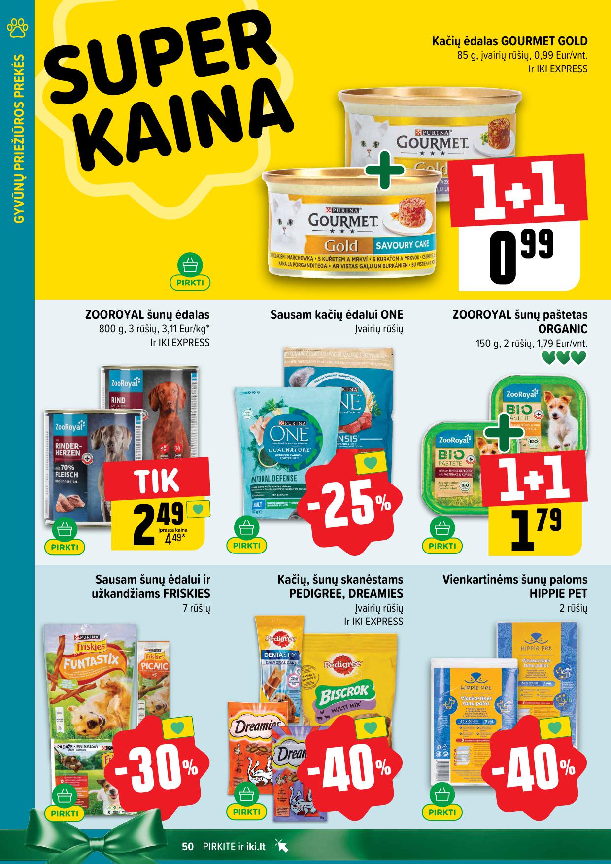 Naujausias IKI kaininis katalogas 2025.11.10 - 2025.11.16