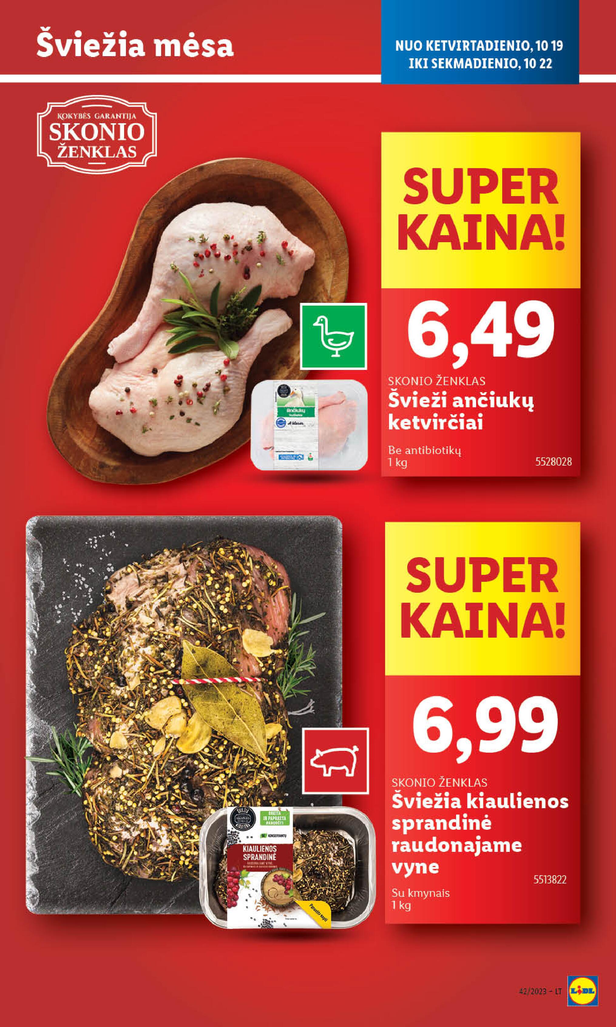 Naujausias LIDL kaininis katalogas 2023.10.16 - 2023.10.22