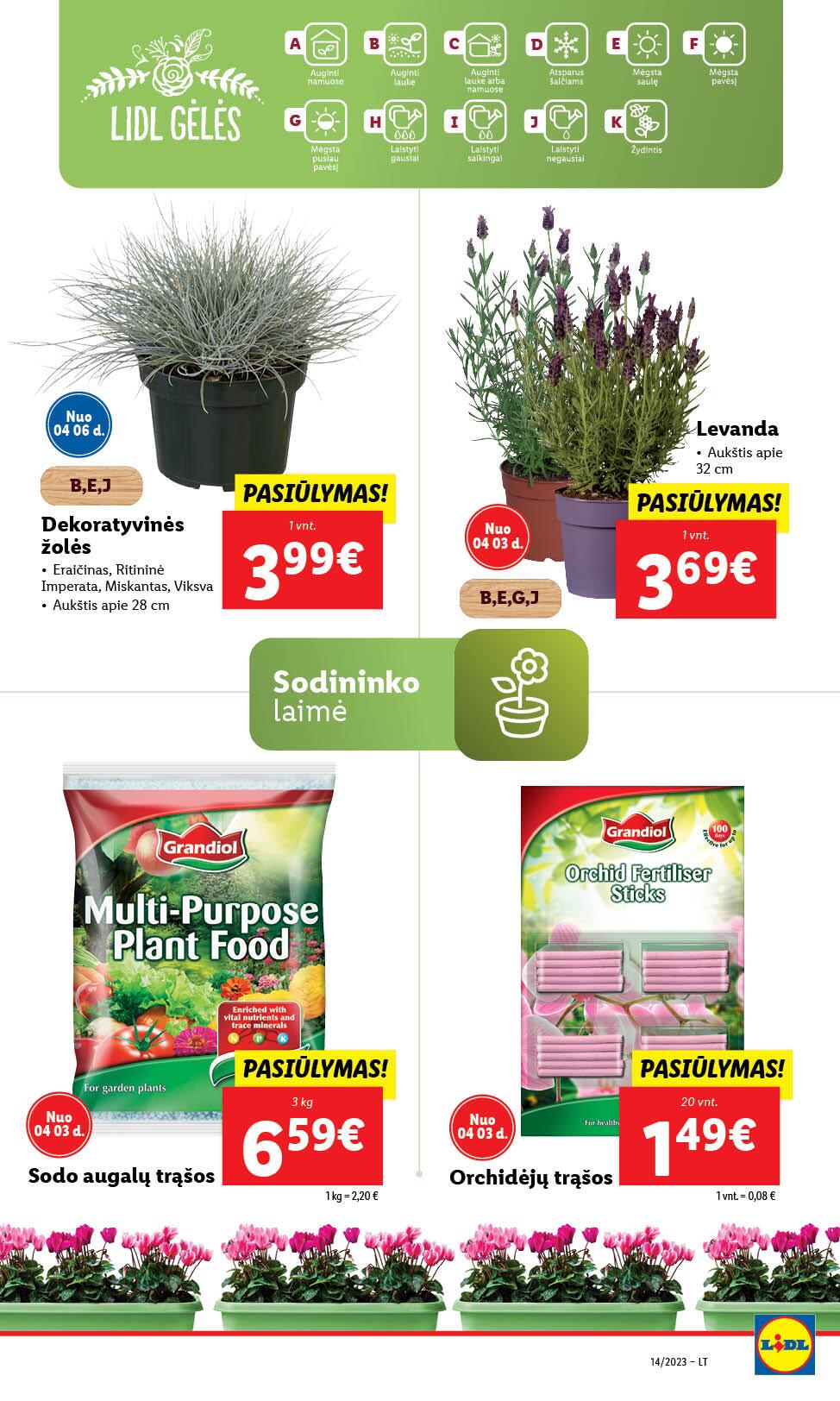 Naujausias LIDL kaininis katalogas 2023.04.03 - 2023.04.09