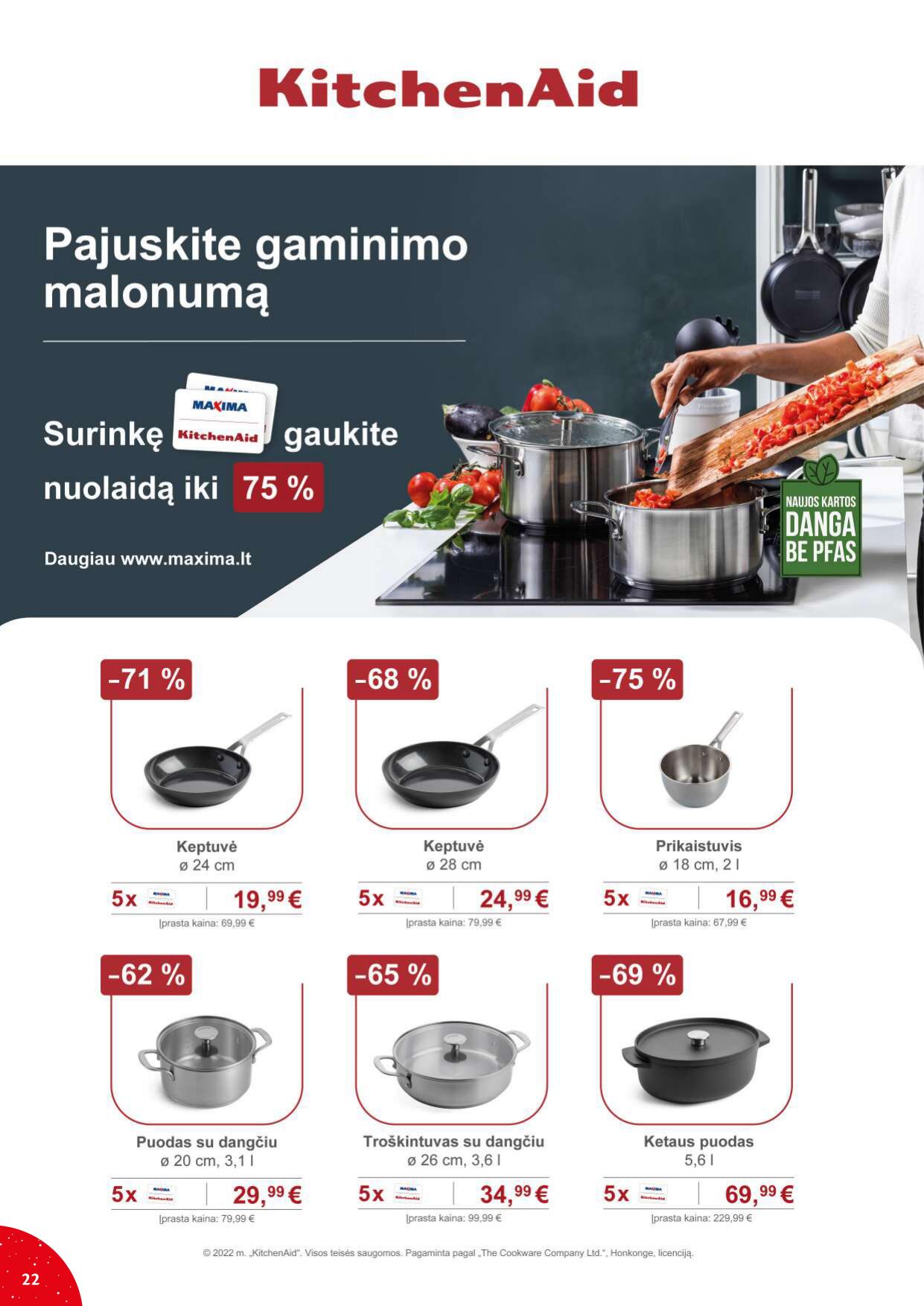 Naujausias MAXIMA kaininis katalogas 2022.11.29 - 2022.12.05