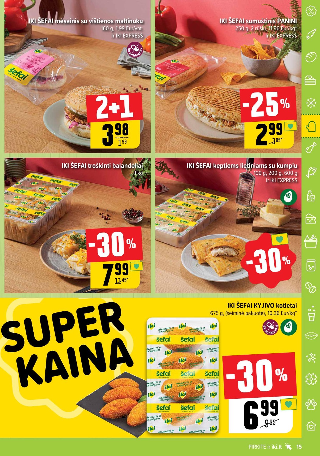 Naujausias IKI kaininis katalogas 2025.08.11 - 2025.08.17