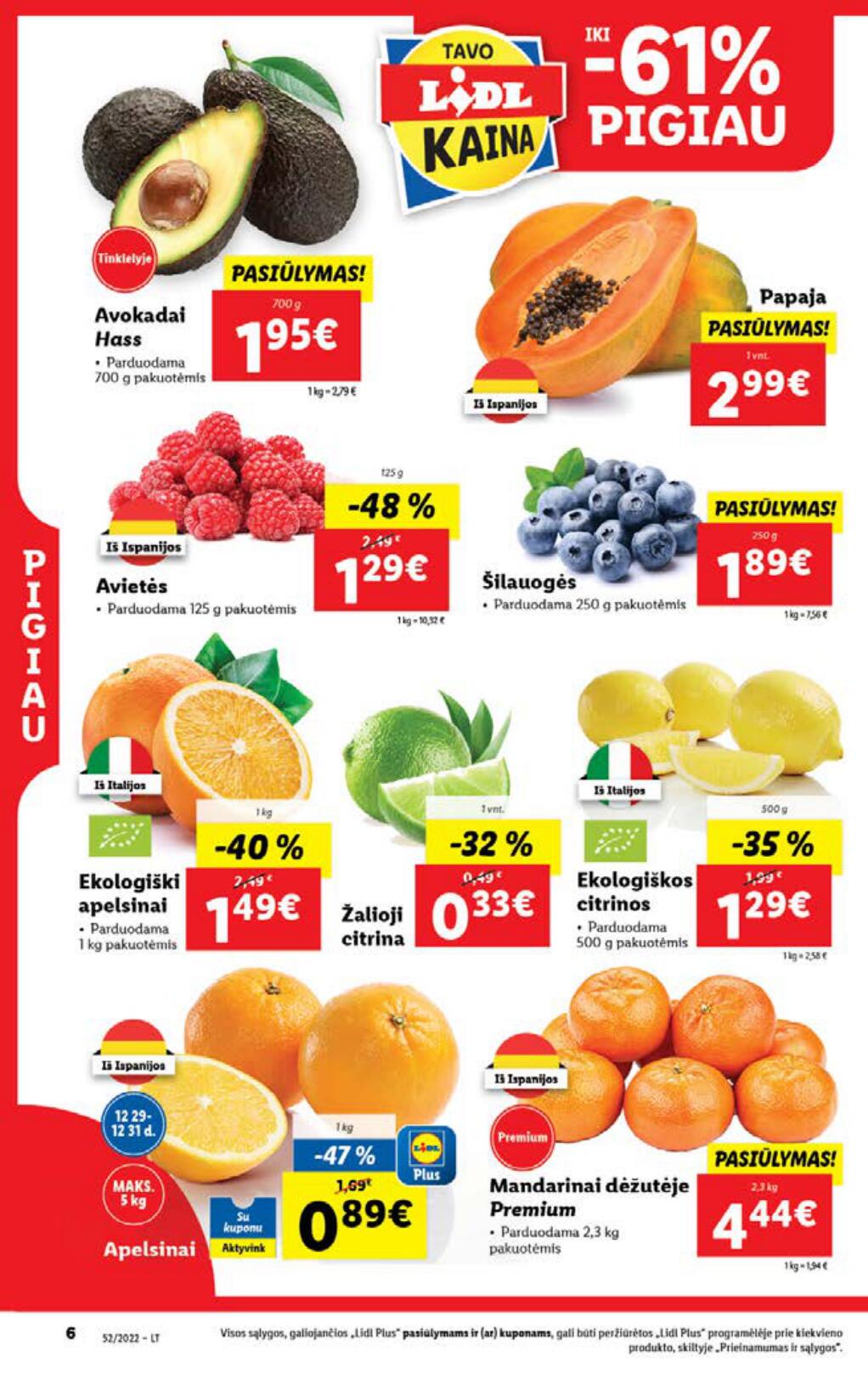 Naujausias LIDL kaininis katalogas 2022.12.26 - 2023.01.01