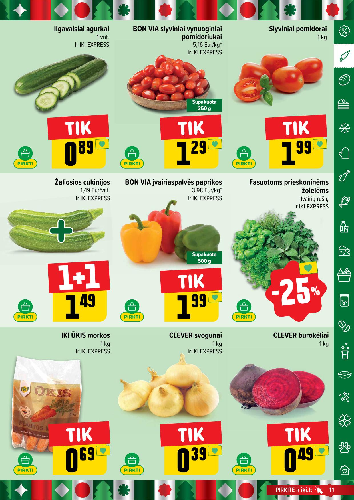 Naujausias IKI kaininis katalogas 2025.11.17 - 2025.11.23