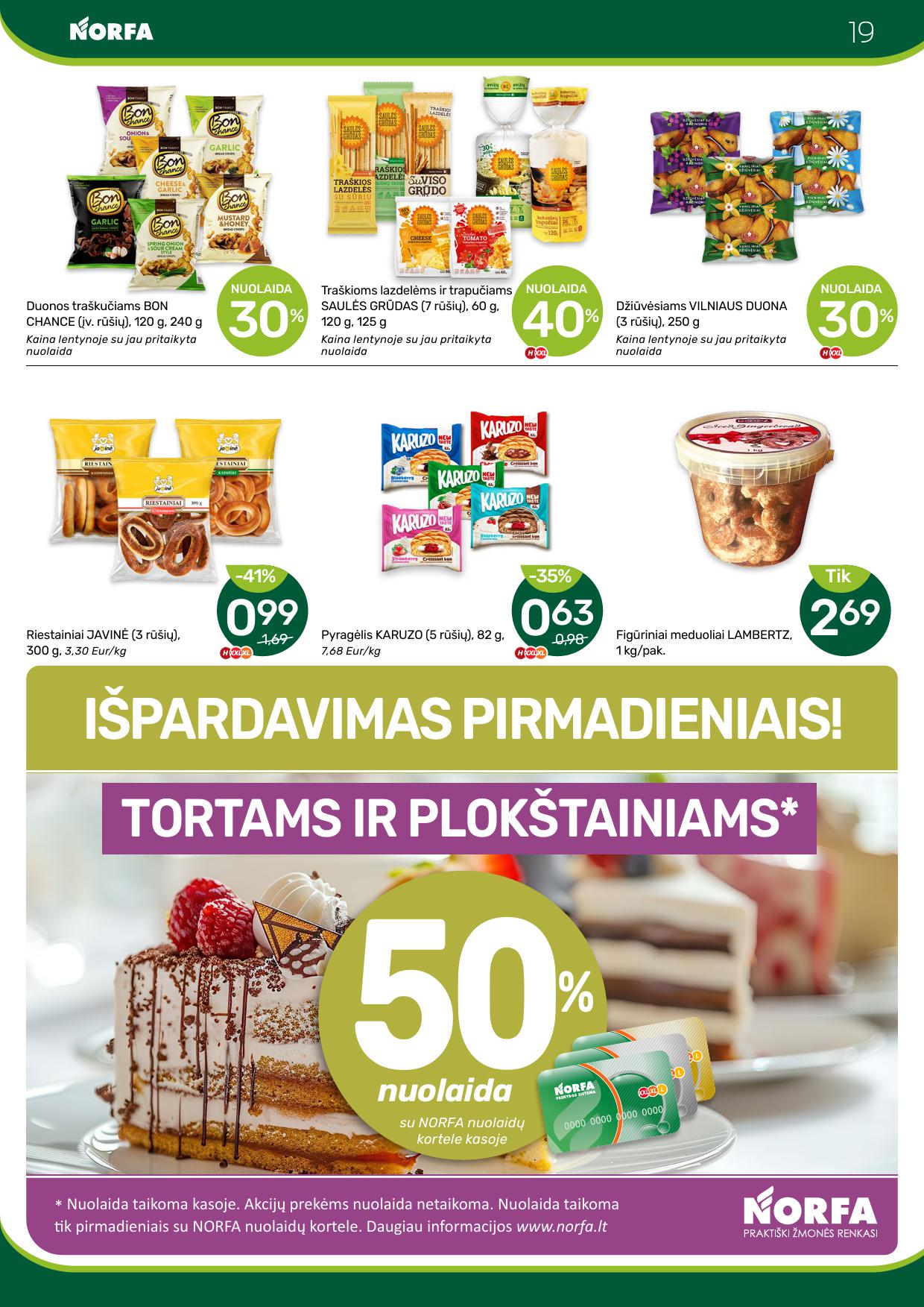 Naujausias NORFA kaininis katalogas 2025.02.06 - 2025.02.19
