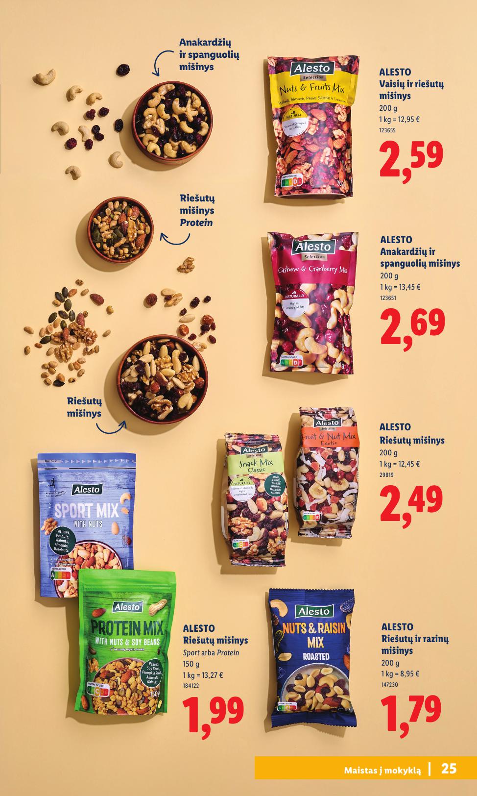 LIDL mokyklinių prekių katalogas "Atgal į mokyklą"
