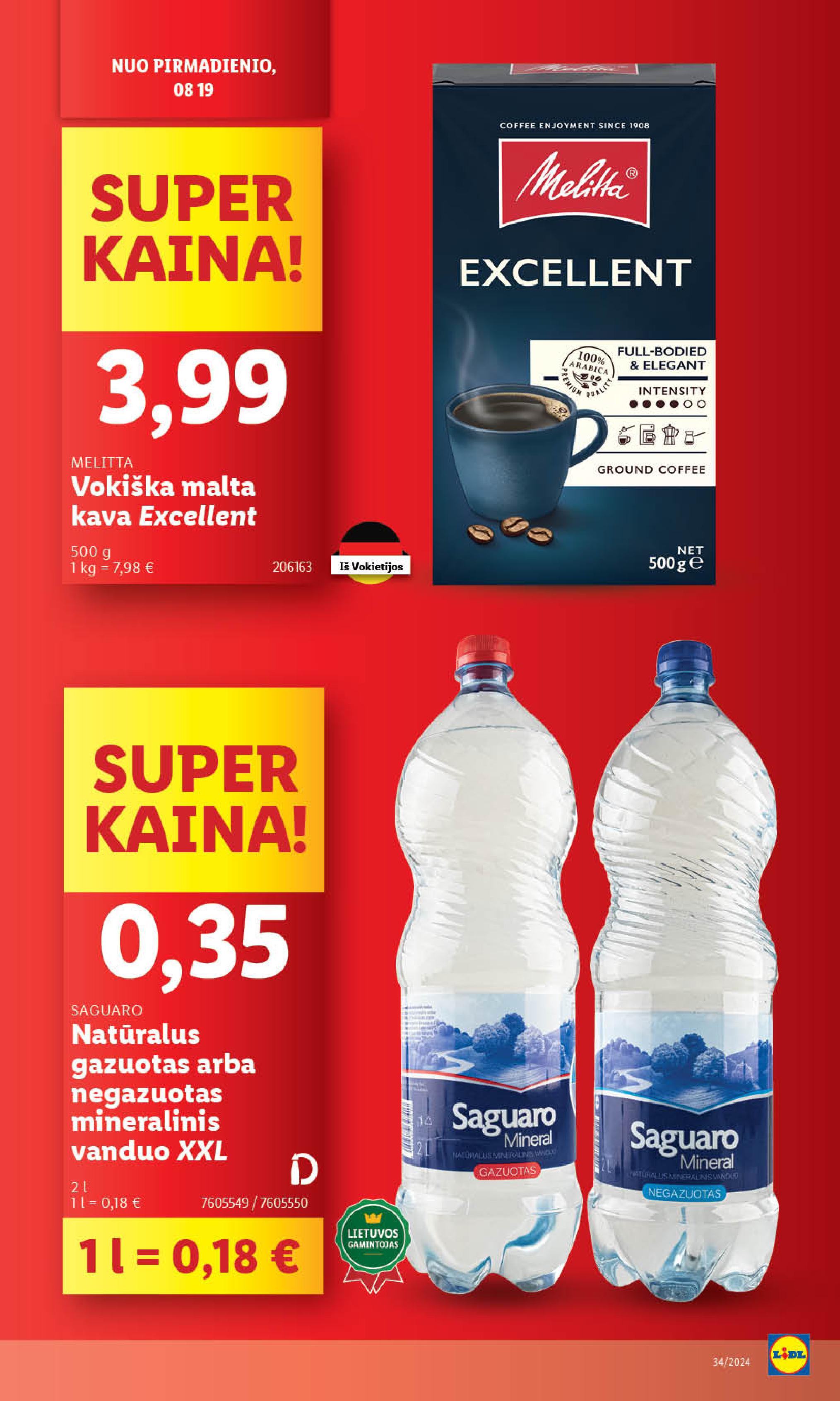 Naujausias LIDL kaininis katalogas 2024.08.19 - 2024.08.25