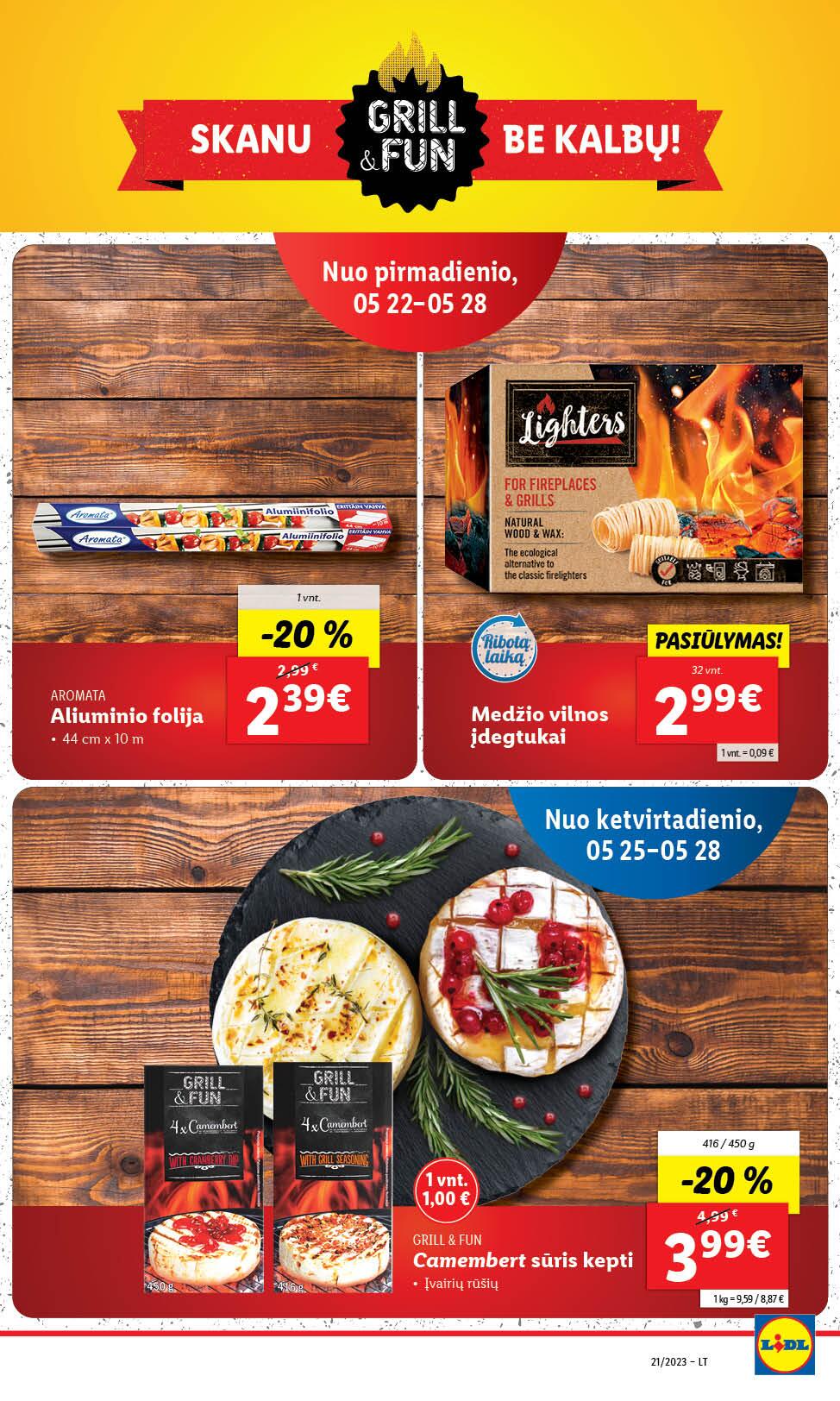 Naujausias LIDL kaininis katalogas 2023.05.22 - 2023.05.28