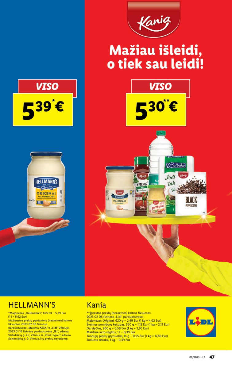 Naujausias LIDL kaininis katalogas 2023.02.06 - 2023.02.12