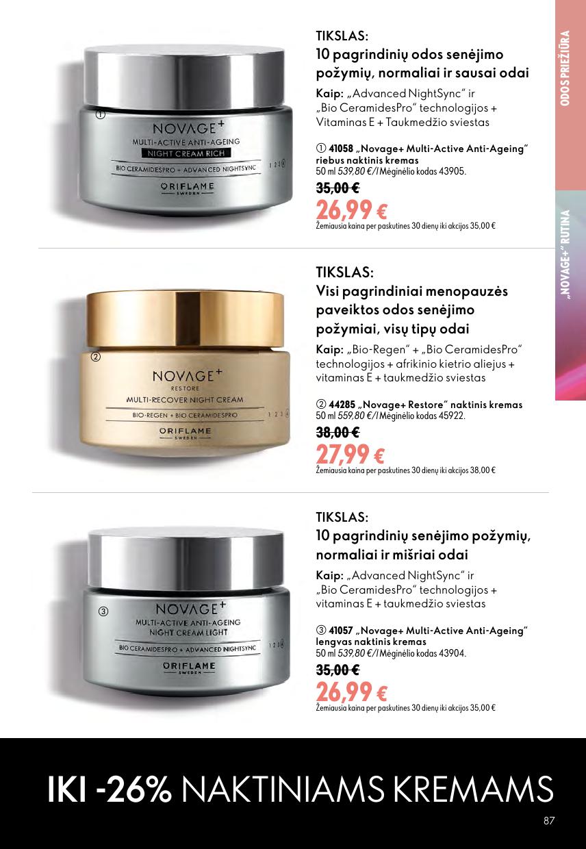 Naujas ORIFLAME  katalogas galioja 2026.08.05 - 2026.08.25