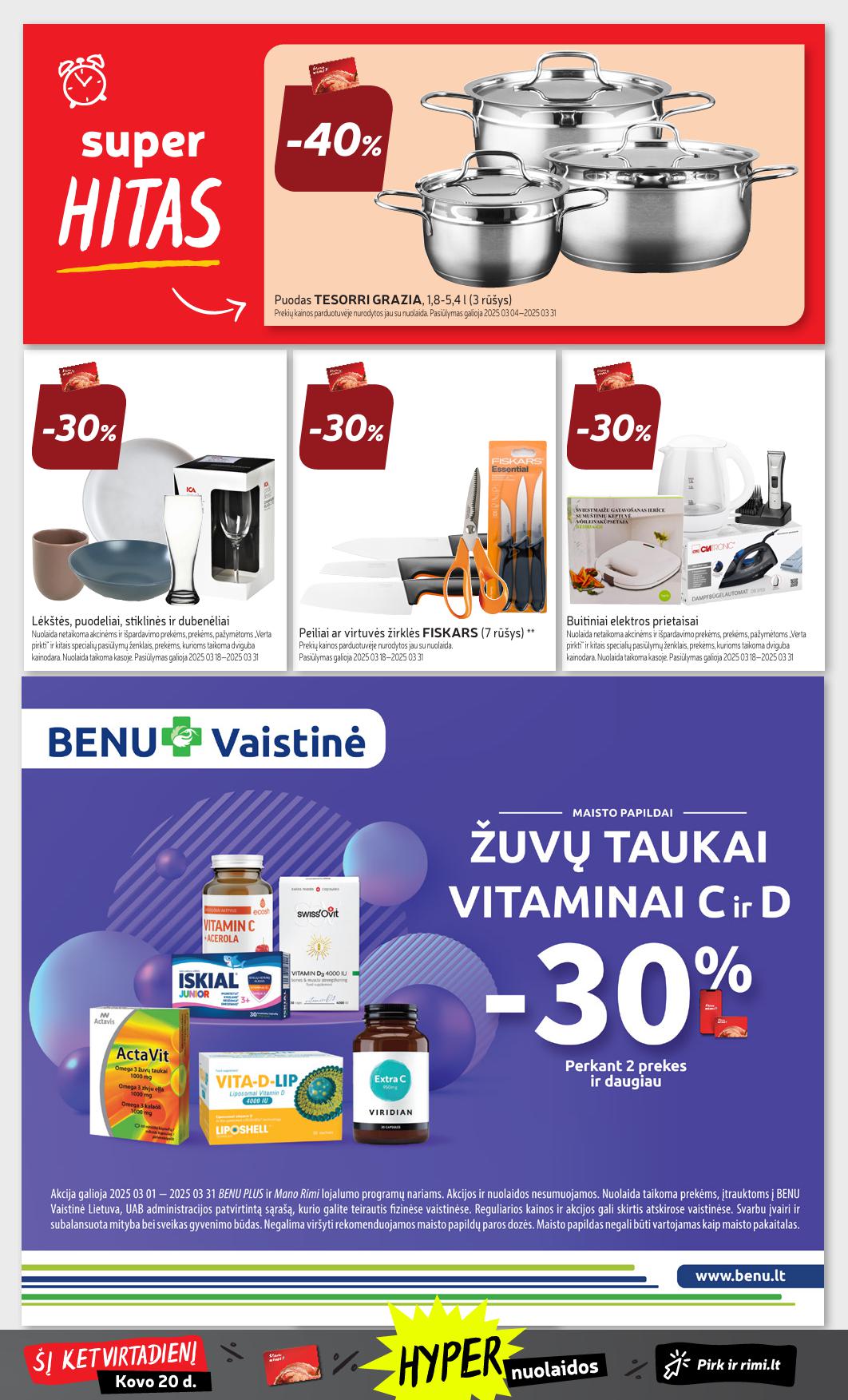 Naujausias RIMI kaininis katalogas 2025.03.18 - 2025.03.24