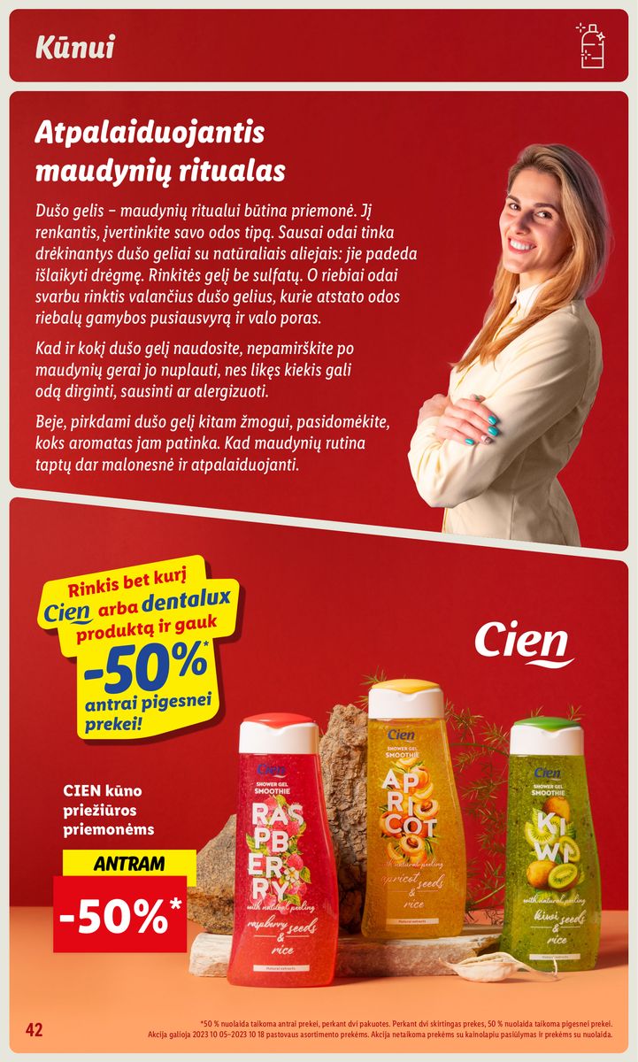 LIDL prekių katalogas "Grožio festivalis" galioja nuo 2023.10.05
