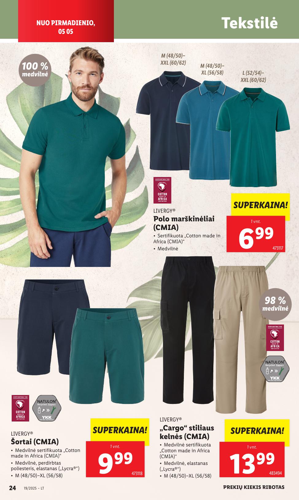LIDL ne maisto prekių leidinys 2025.05.05 - 2025.05.11