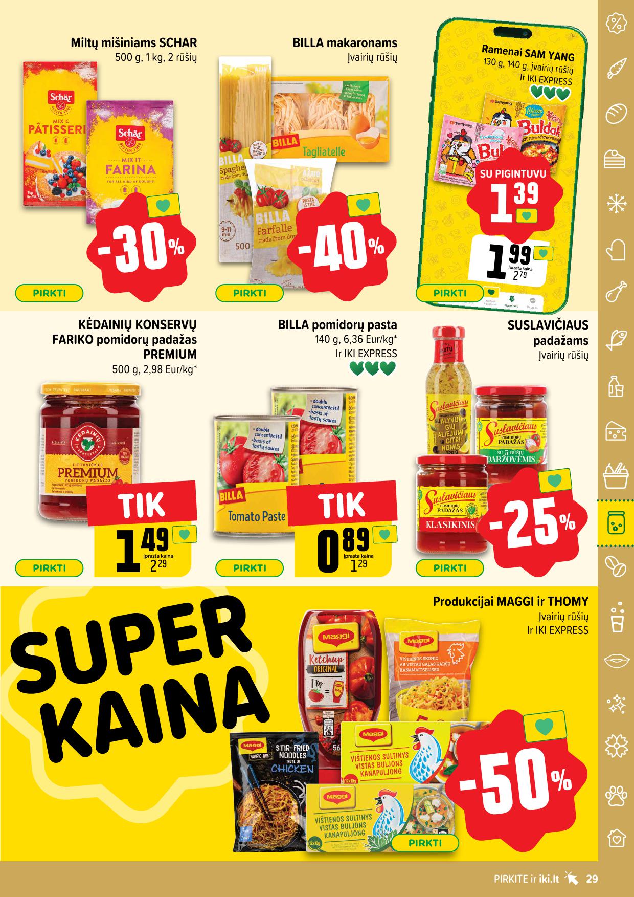 Naujausias IKI kaininis katalogas 2025.05.05 - 2025.05.11