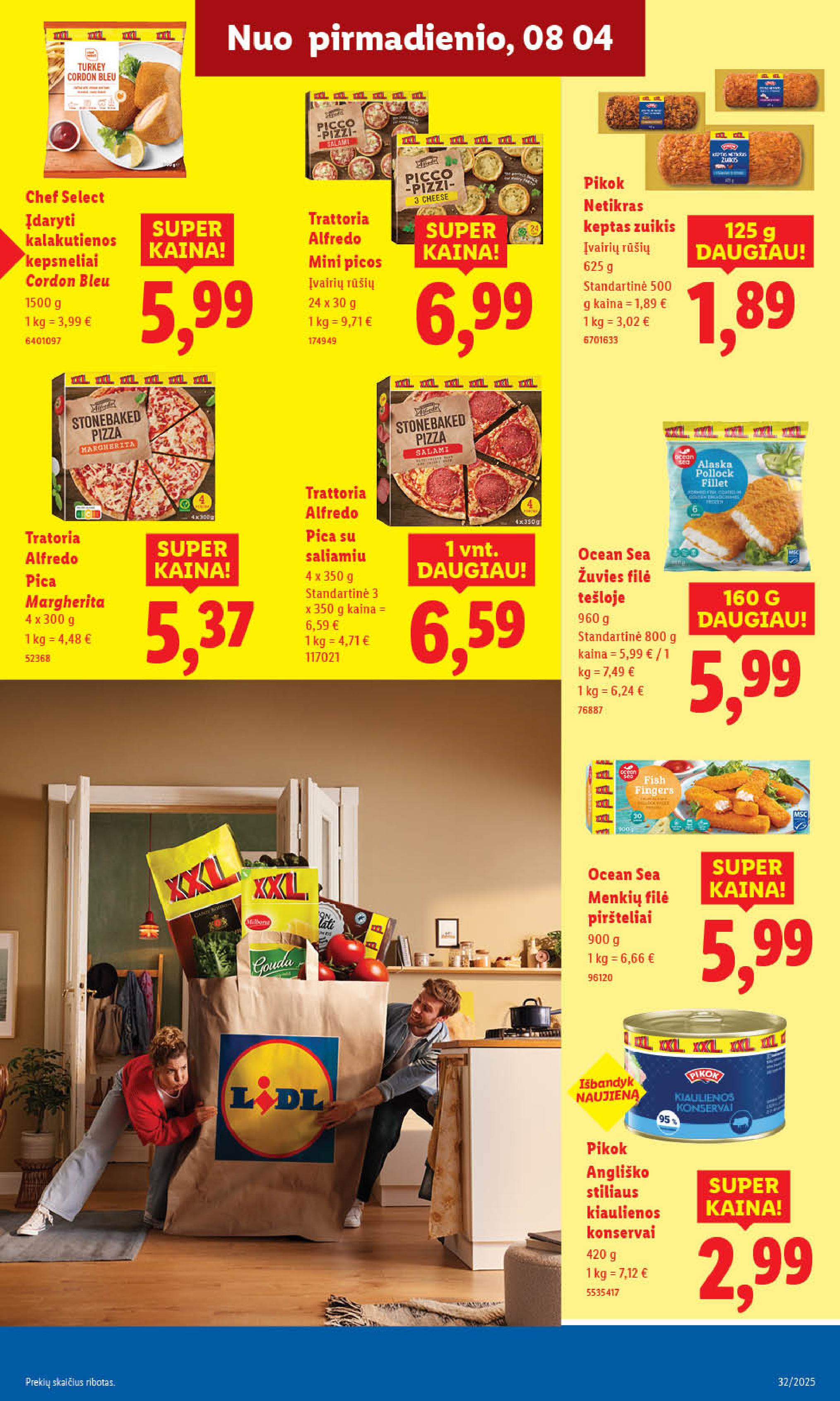 Naujausias LIDL kaininis katalogas 2025.08.04 - 2025.08.10