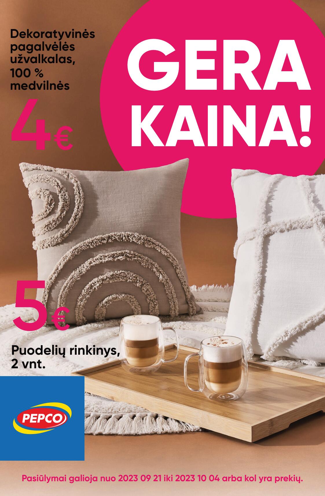 Naujas PEPCO leidinys nuo 2023.09.21 iki 2023.10.04