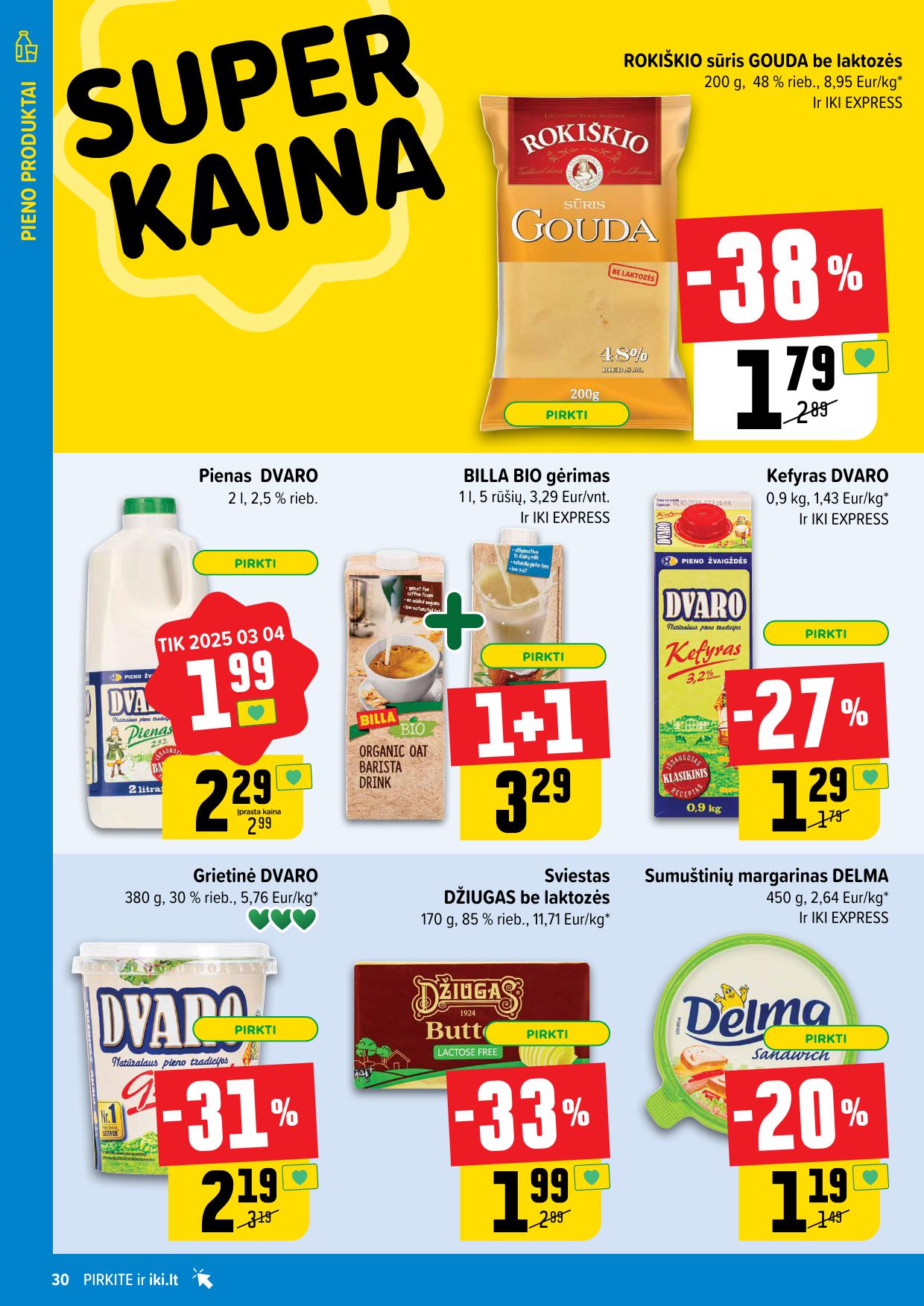 Naujausias IKI kaininis katalogas 2025.03.03 - 2025.03.09