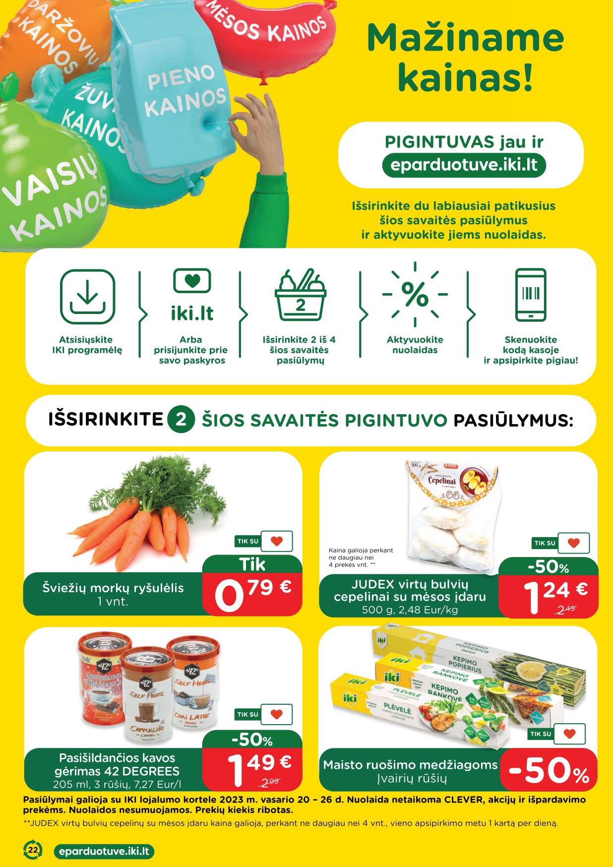 IKI SAVAITĖLĖ akcijų ir nuolaidų leidinys Nr.8 2023.02.20 - 2023.02.26