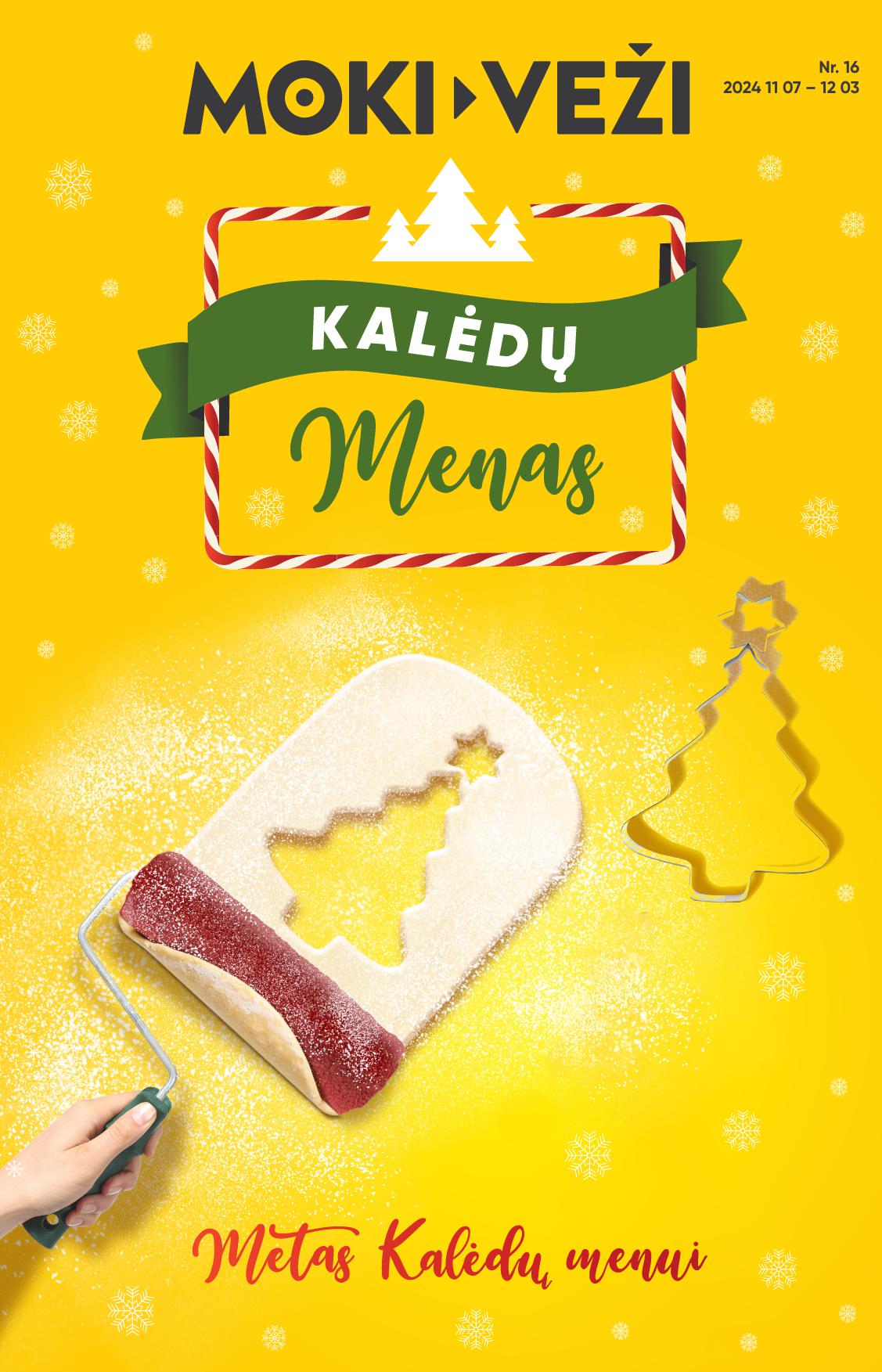 MOKI VEŽI Kalėdinis katalogas "Kalėdų menas" 2024.11.07 - 2024.12.03
