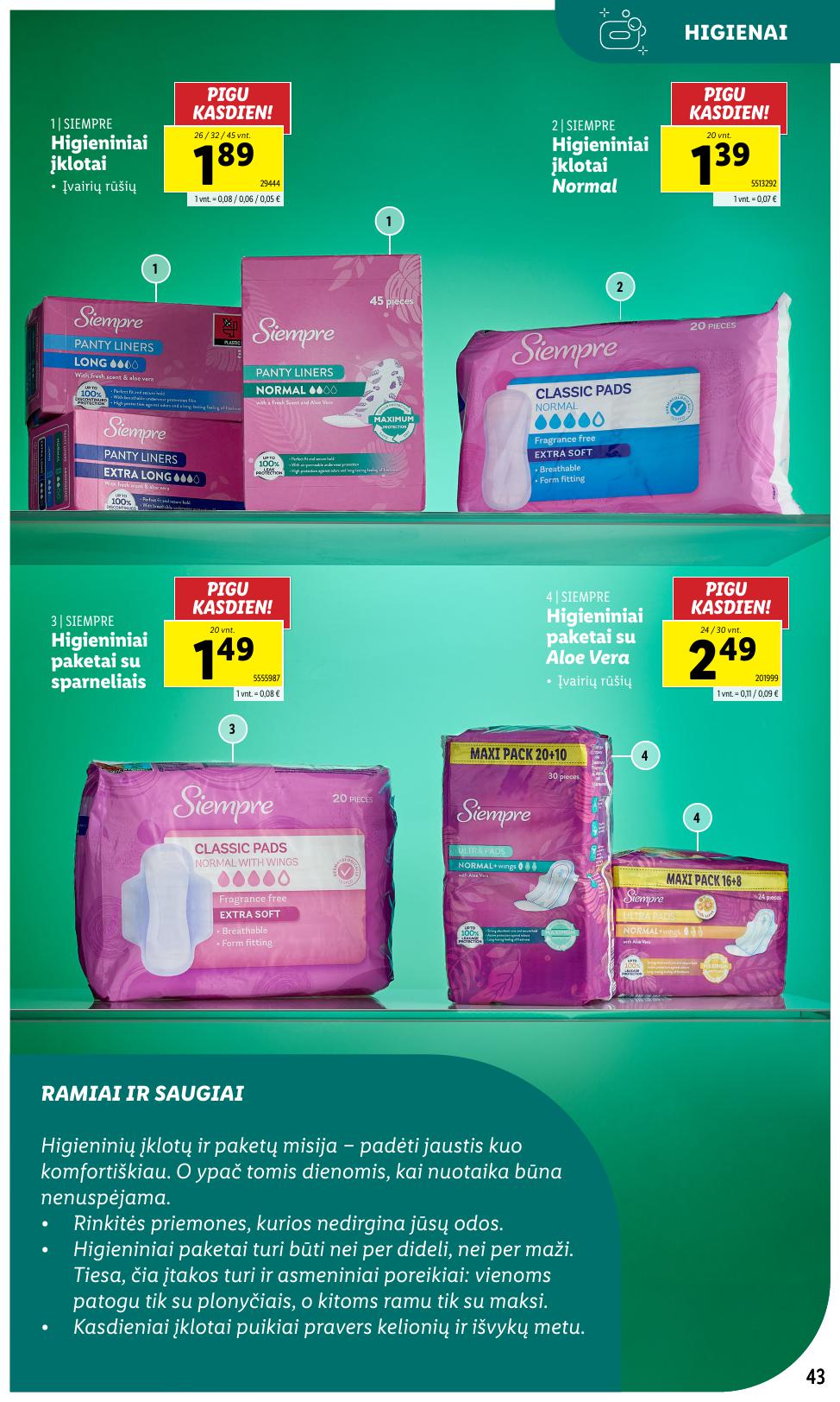 LIDL katalogas "Grožio festivalis" galioja nuo 05.28