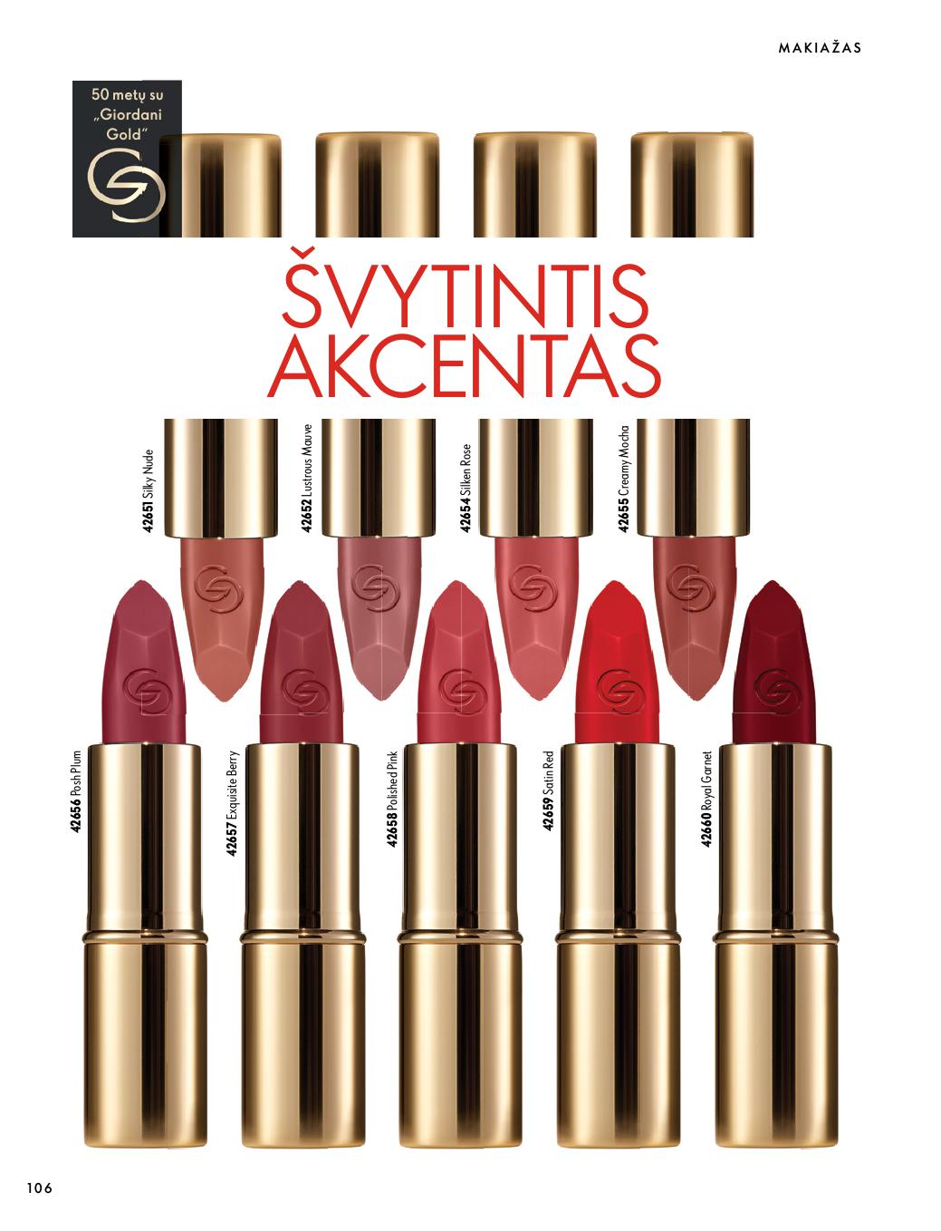 Naujas ORIFLAME katalogas galioja 2026.10.07 - 2026.11.17