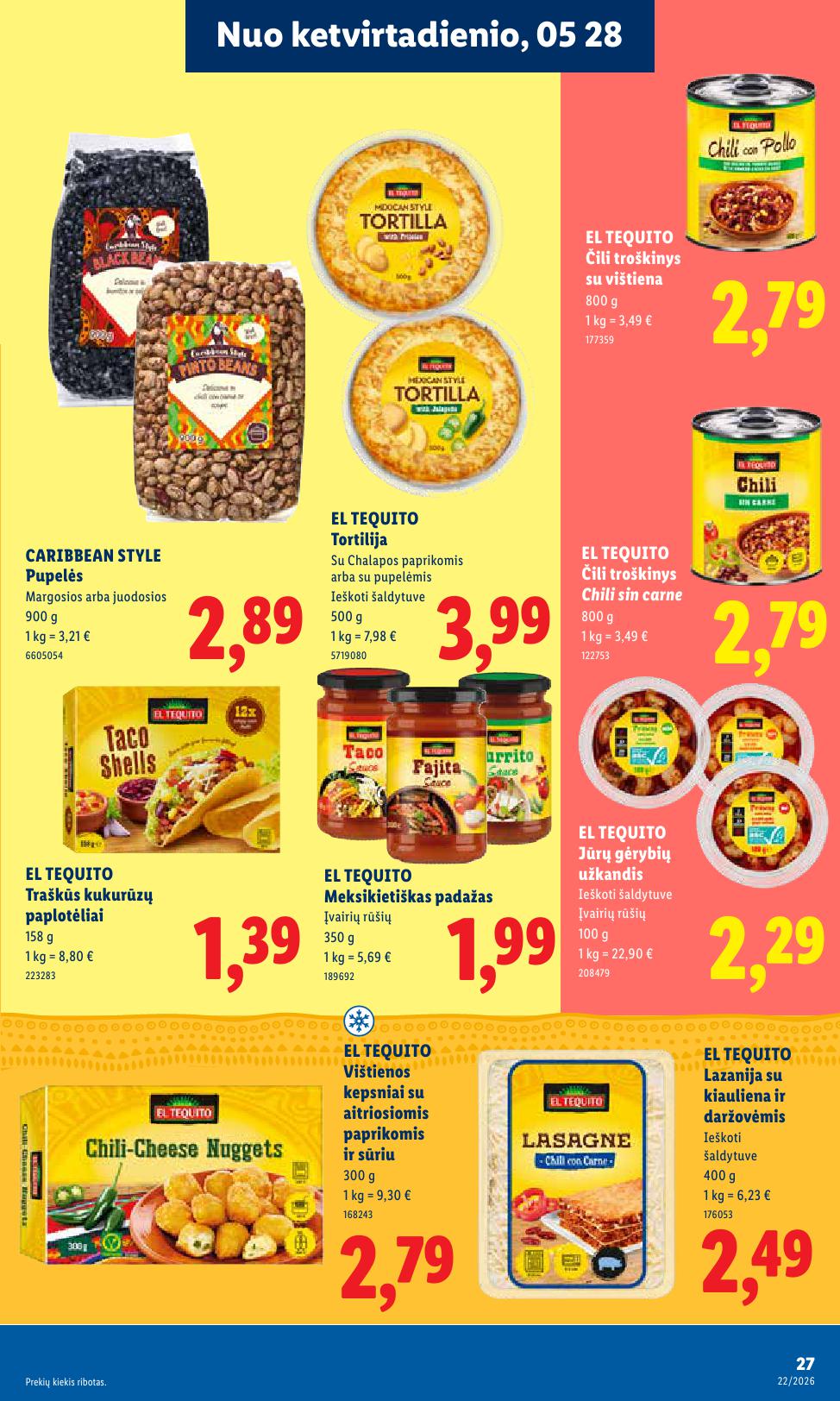 Naujausias LIDL kaininis katalogas 2026.05.25 - 2026.05.31