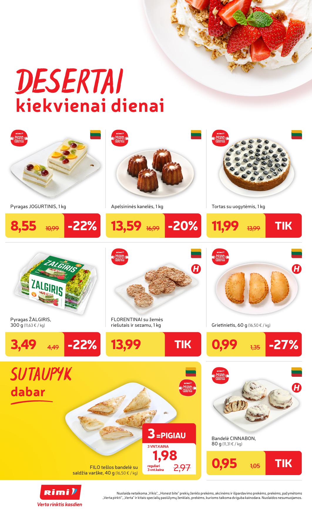 Naujausias RIMI kaininis katalogas 2025.07.01 - 2025.07.07