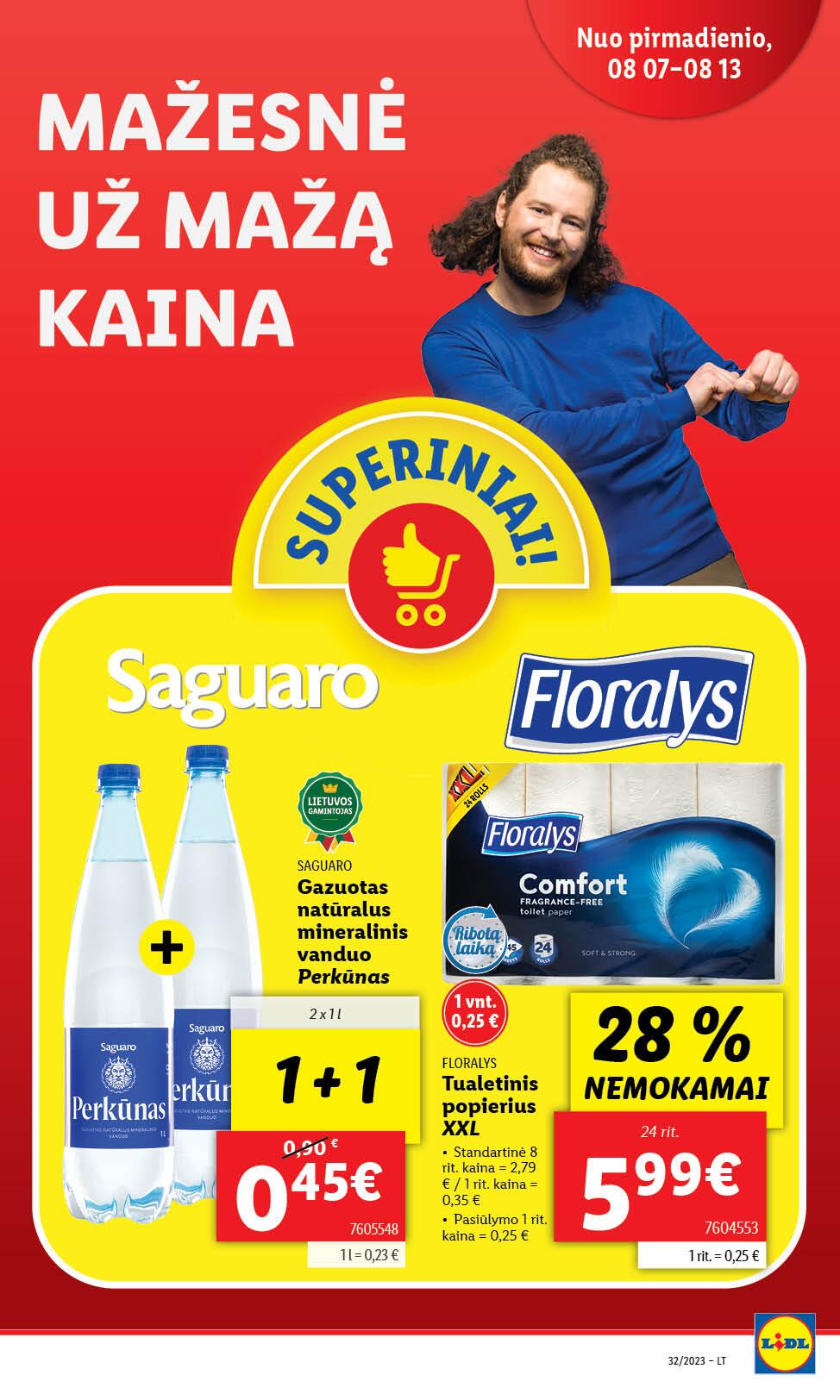 Naujausias LIDL kaininis katalogas 2023.08.07 - 2023.08.13