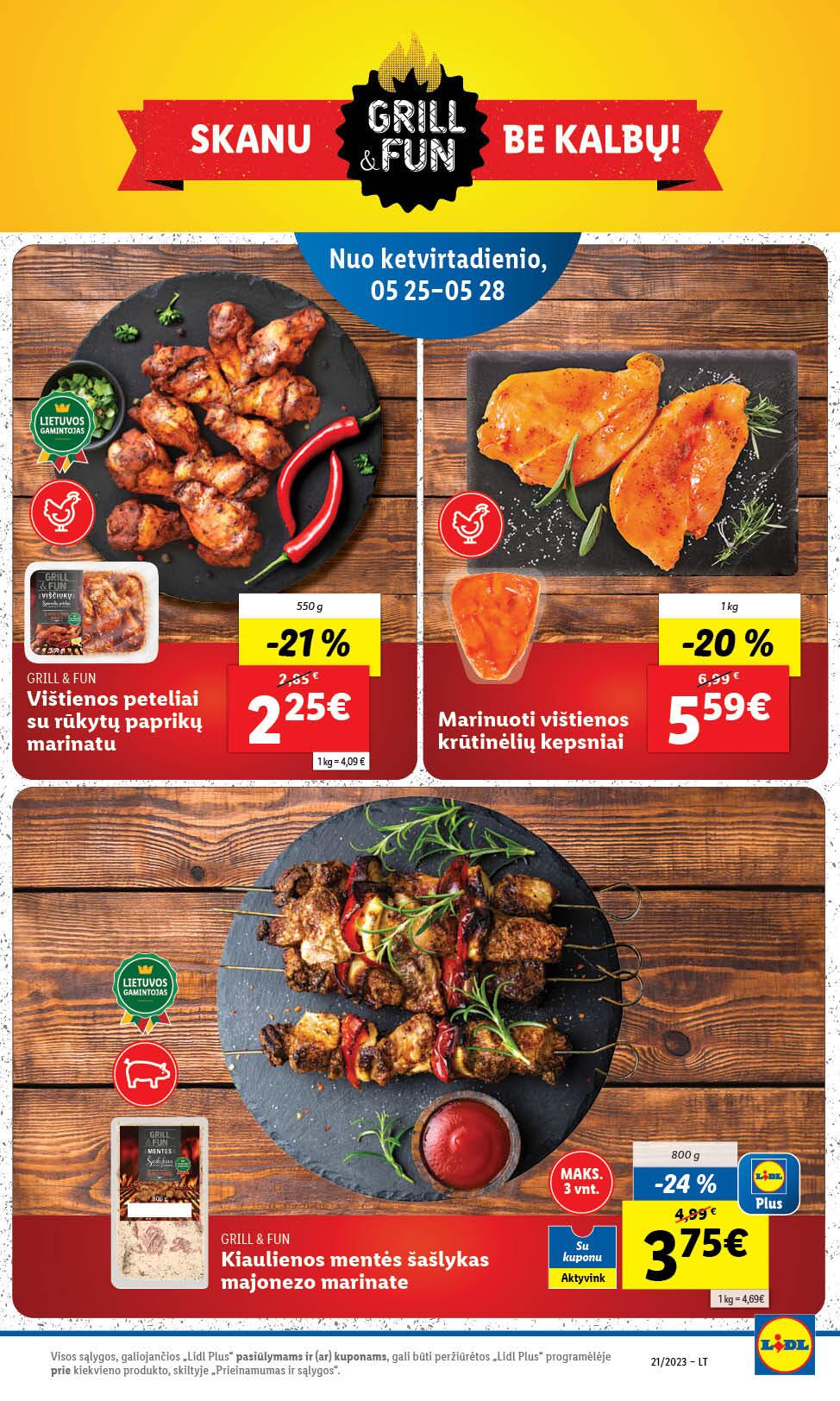 Naujausias LIDL kaininis katalogas 2023.05.22 - 2023.05.28