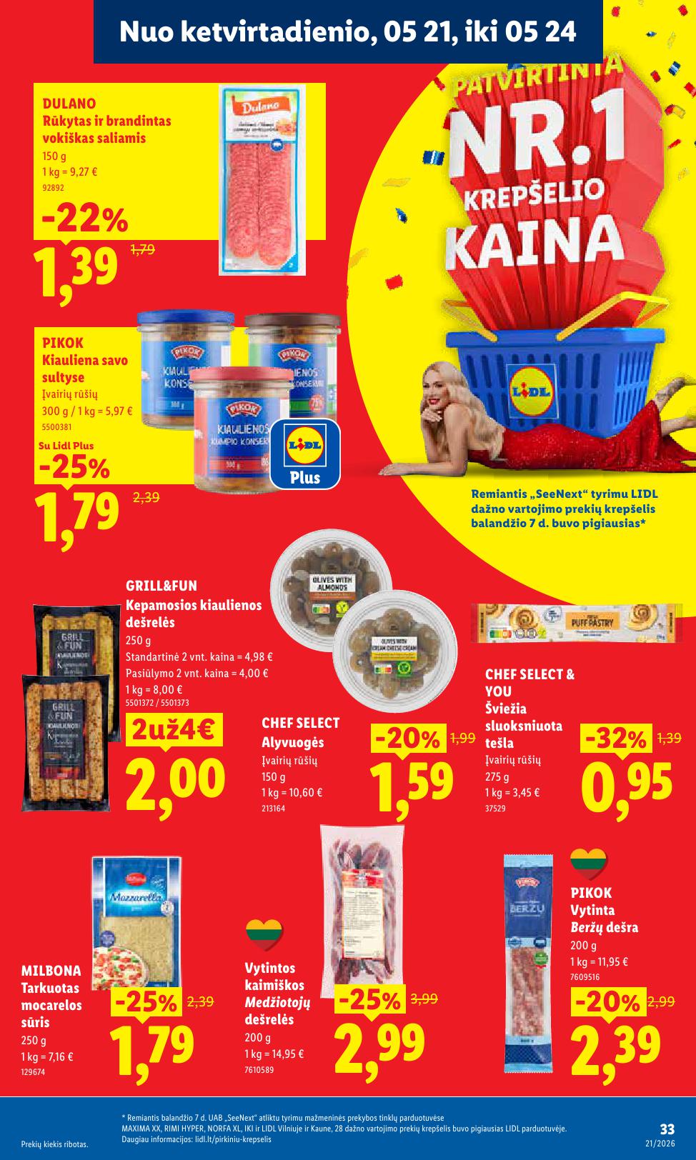 Naujausias LIDL kaininis katalogas 2026.05.18 - 2026.05.24