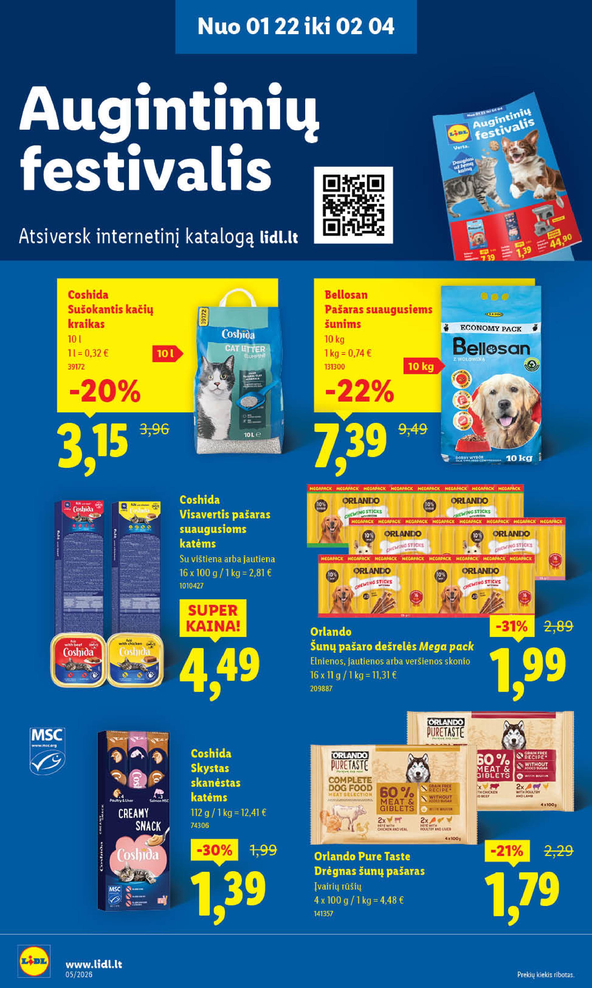 Naujausias LIDL kaininis katalogas 2026.01.26 - 2026.02.01