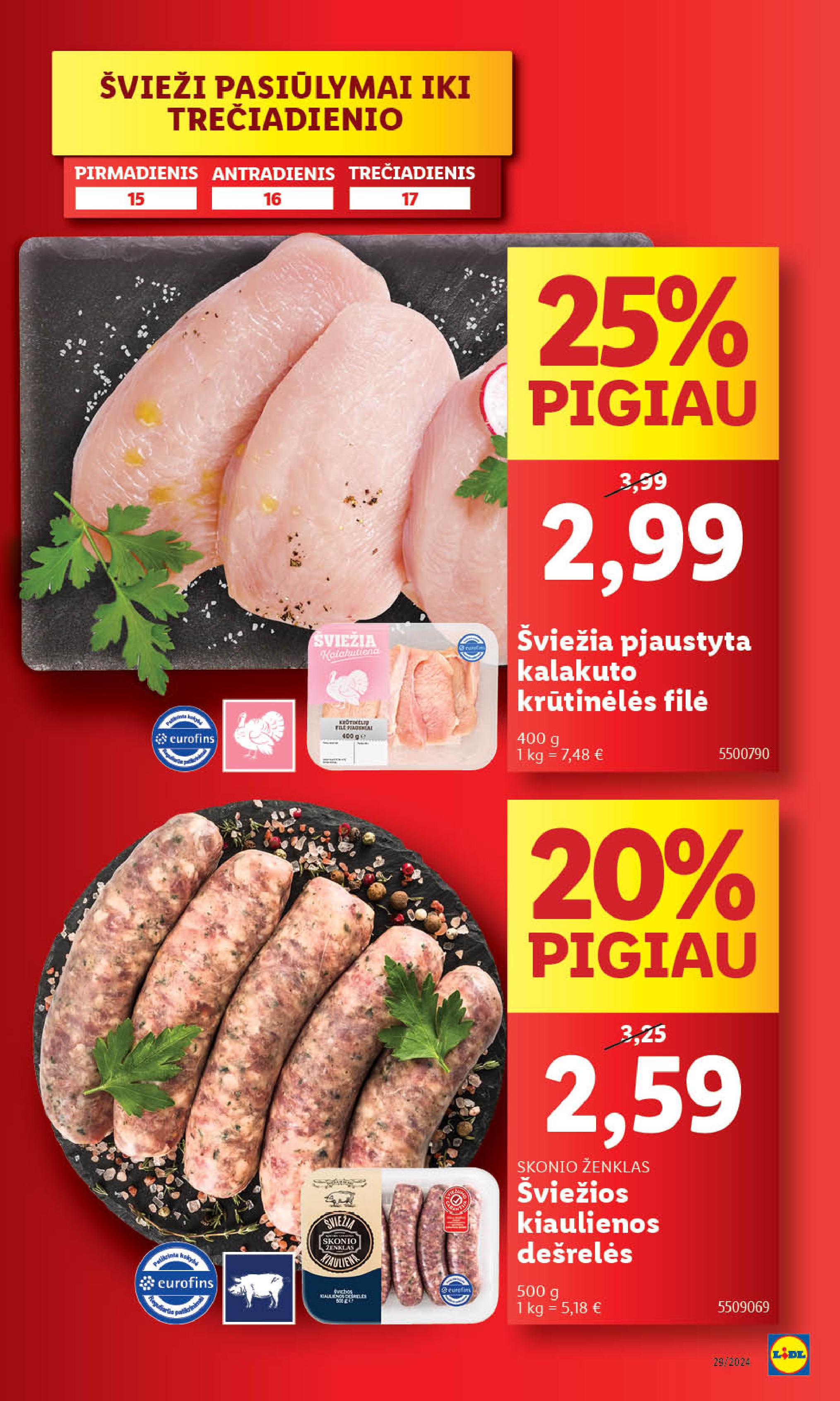 Naujausias LIDL kaininis katalogas 2024.07.15 - 2024.07.21