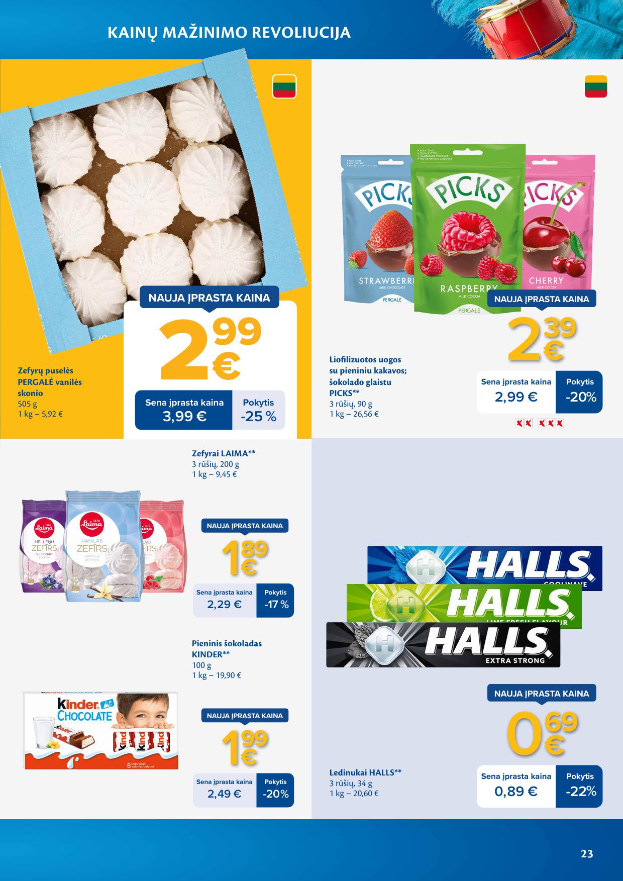 MAXIMA nuolaidų leidinys "Kainų mažinimo revoliucija"