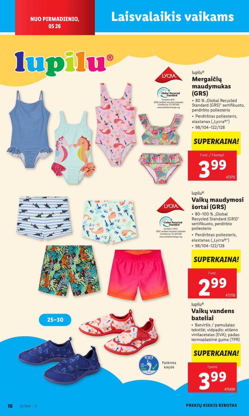 LIDL ne maisto prekių leidinys 2025.05.26 - 2025.06.01