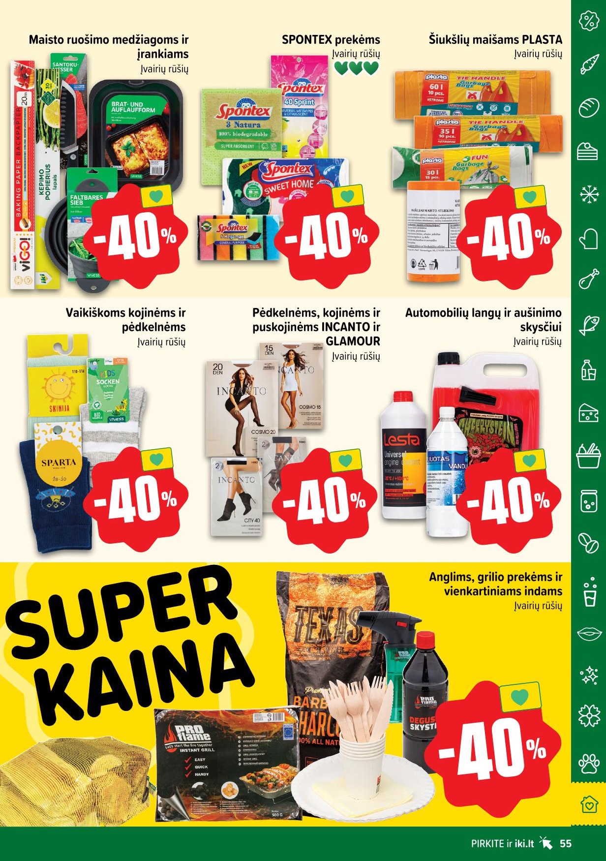 Naujausias IKI kaininis katalogas 2024.08.12 - 2024.08.18