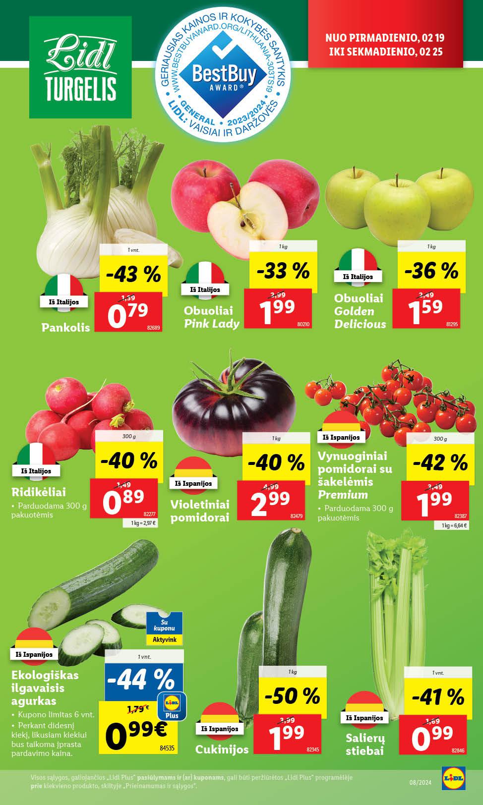 Naujausias LIDL kaininis katalogas 2024.02.19 - 2024.02.25