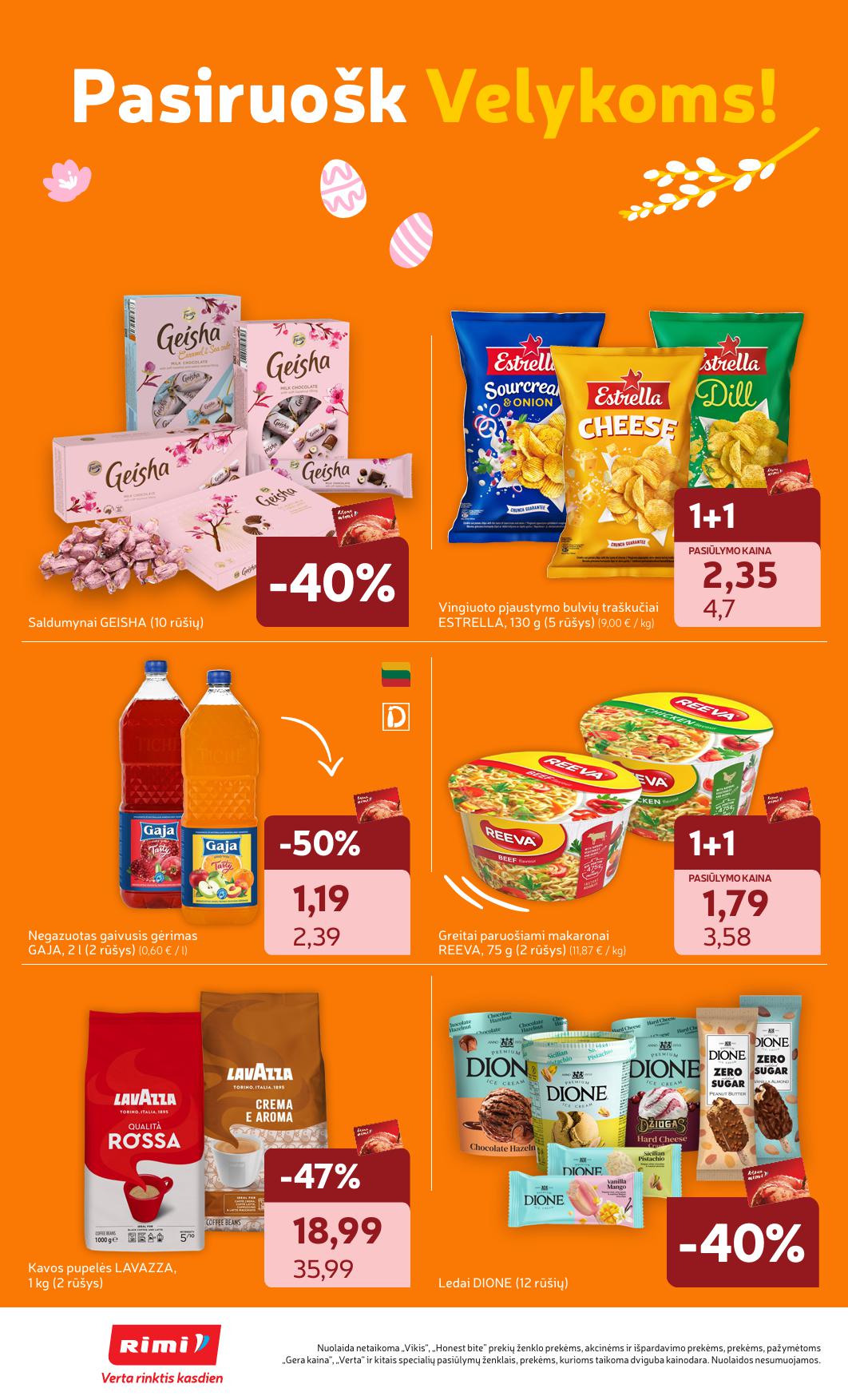 Naujausias RIMI kaininis katalogas 2026.03.10 - 2026.03.16