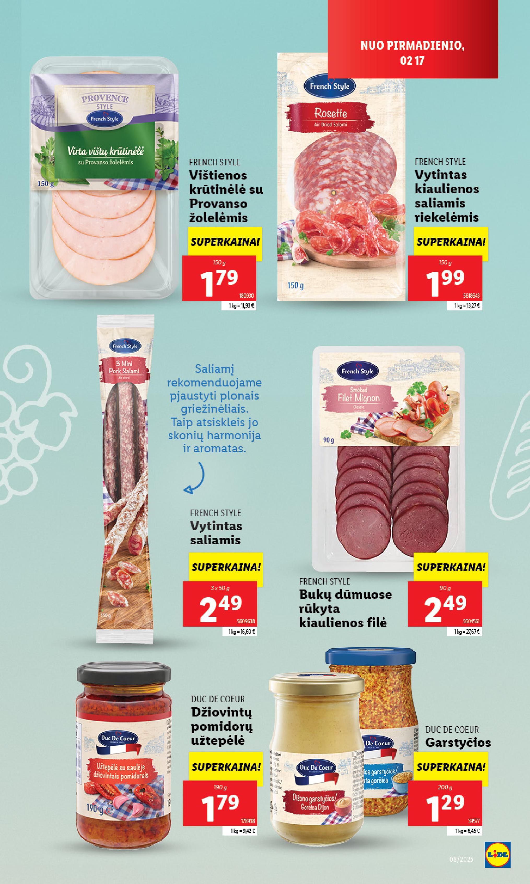 Naujausias LIDL kaininis katalogas 2025.02.17 - 2025.02.23