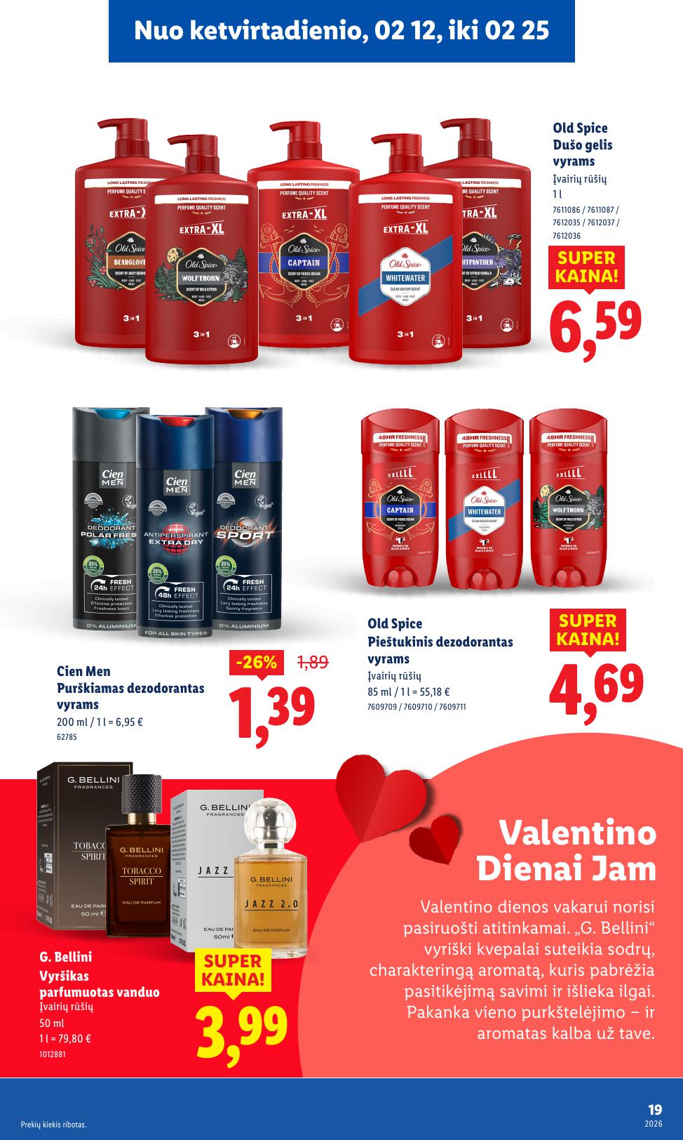 LIDL nuolaidų katalogas "Grožio festivalis" galioja nuo 2026.02.12