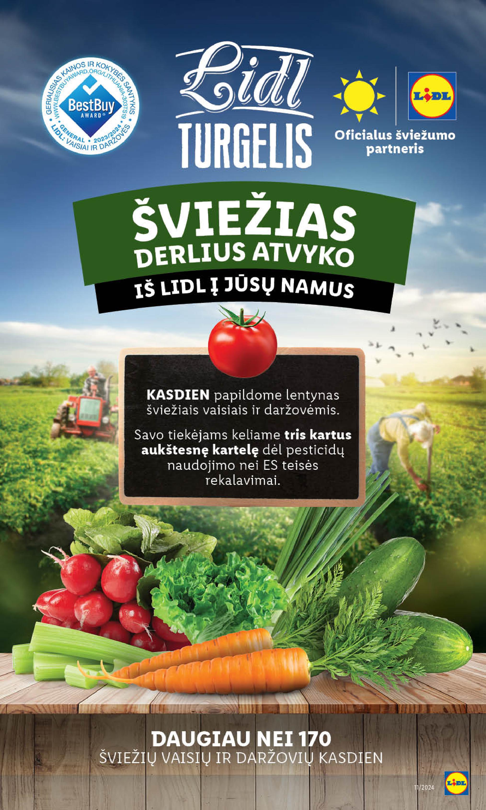Naujausias LIDL kaininis katalogas 2024.03.11 - 2024.03.17